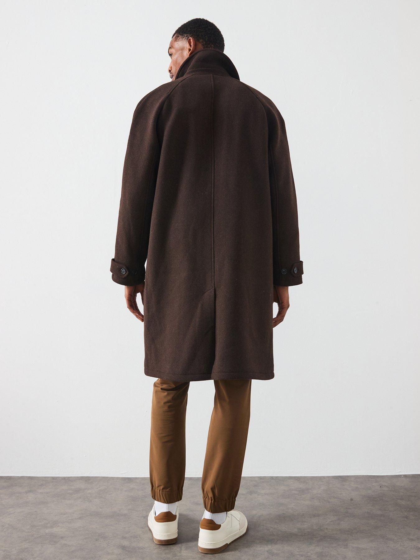 les-deux-michael-solid-wool-overcoat-brownstillFront