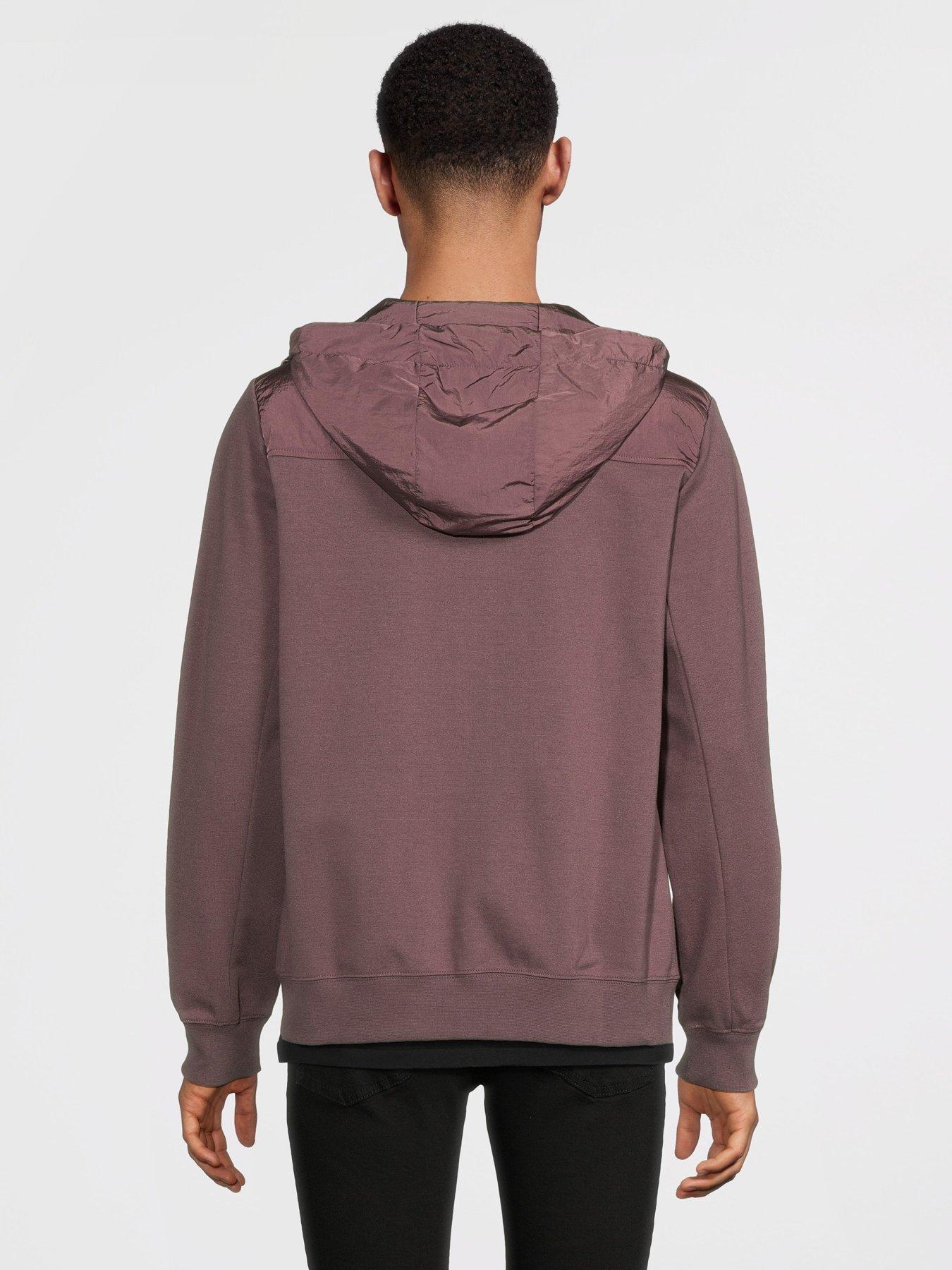 lyle-scott-panelled-hybrid-jacket--brownstillFront