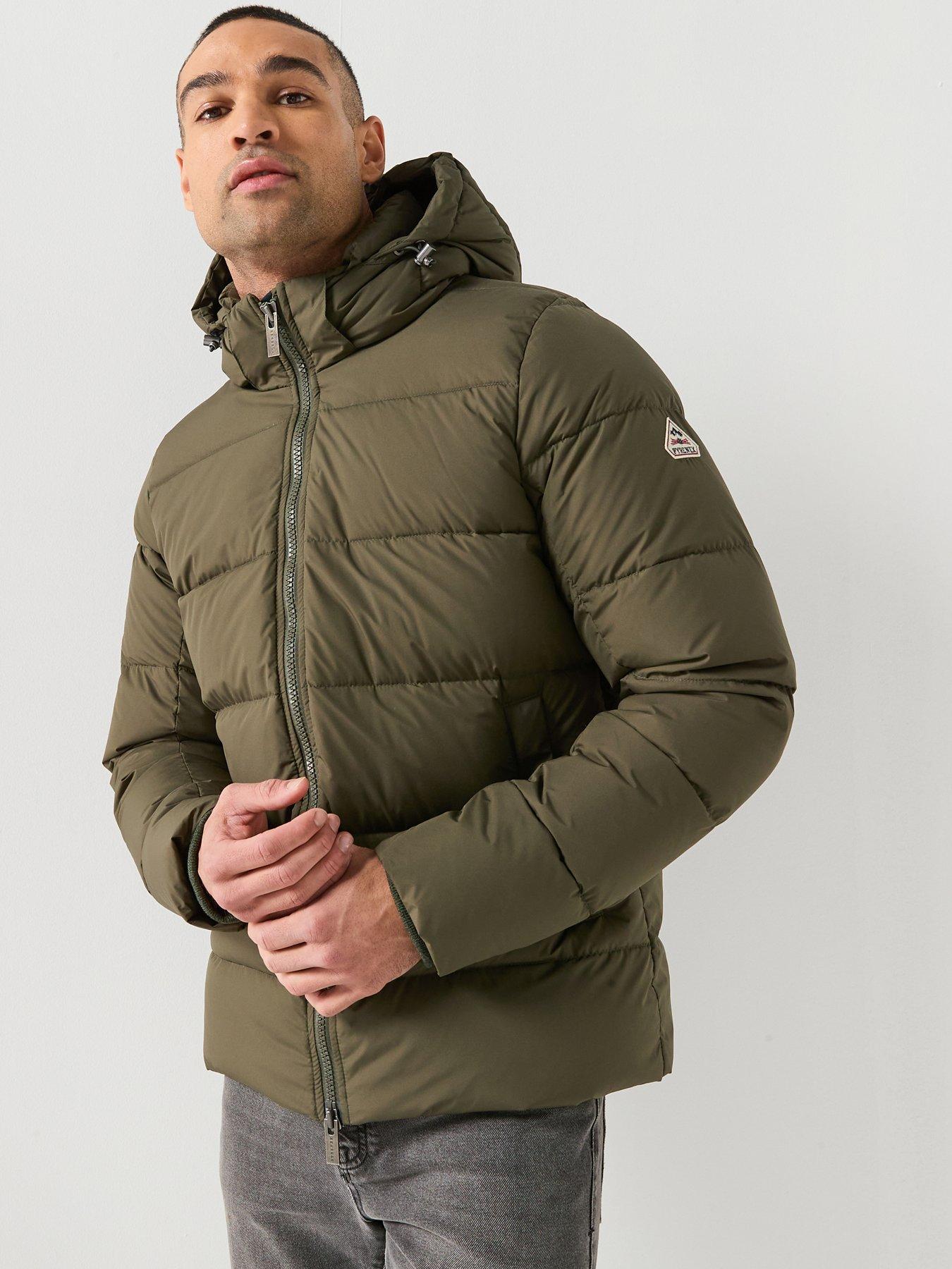 Pyrenex Pyrenex Spoutnic Mini Ripstop Hooded Water Repellent Jacket - Dark Khaki