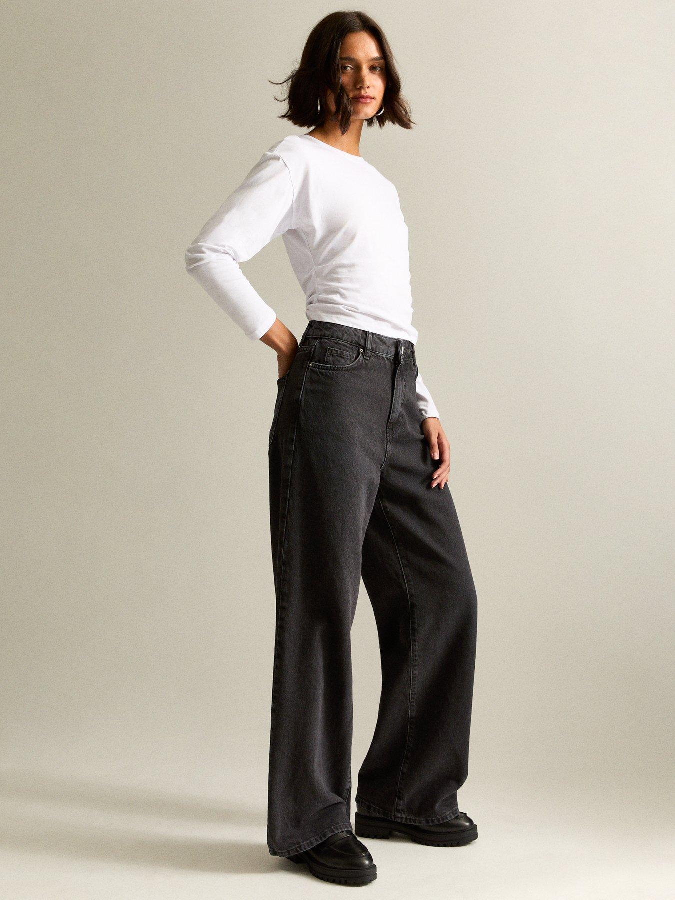 new-look-adalae-high-waist-wide-leg-jeans--washed-blackback