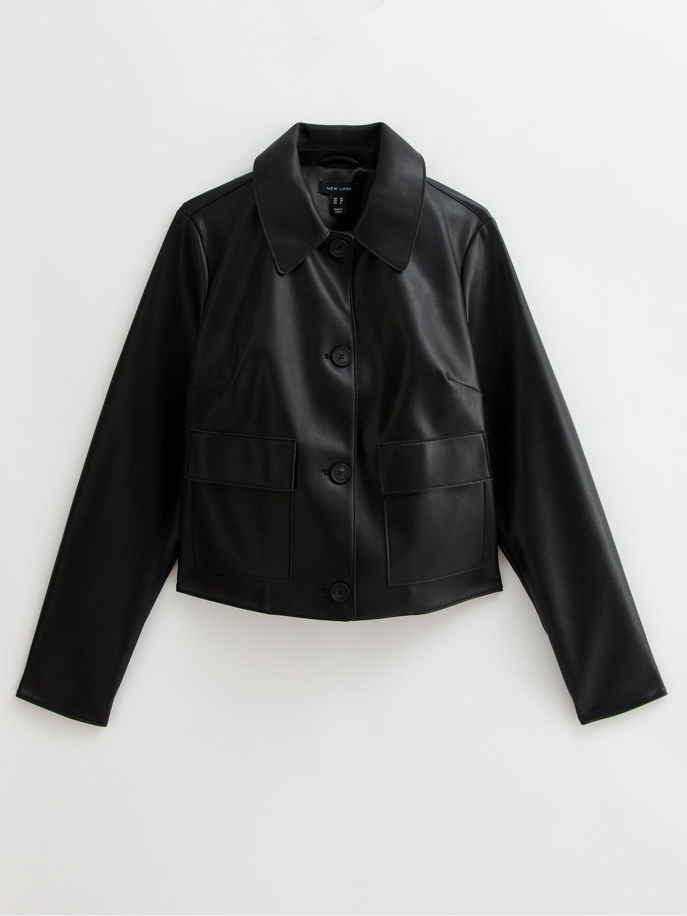new-look-faux-leather-button-through-patch-pocket-jacket-blackdetail