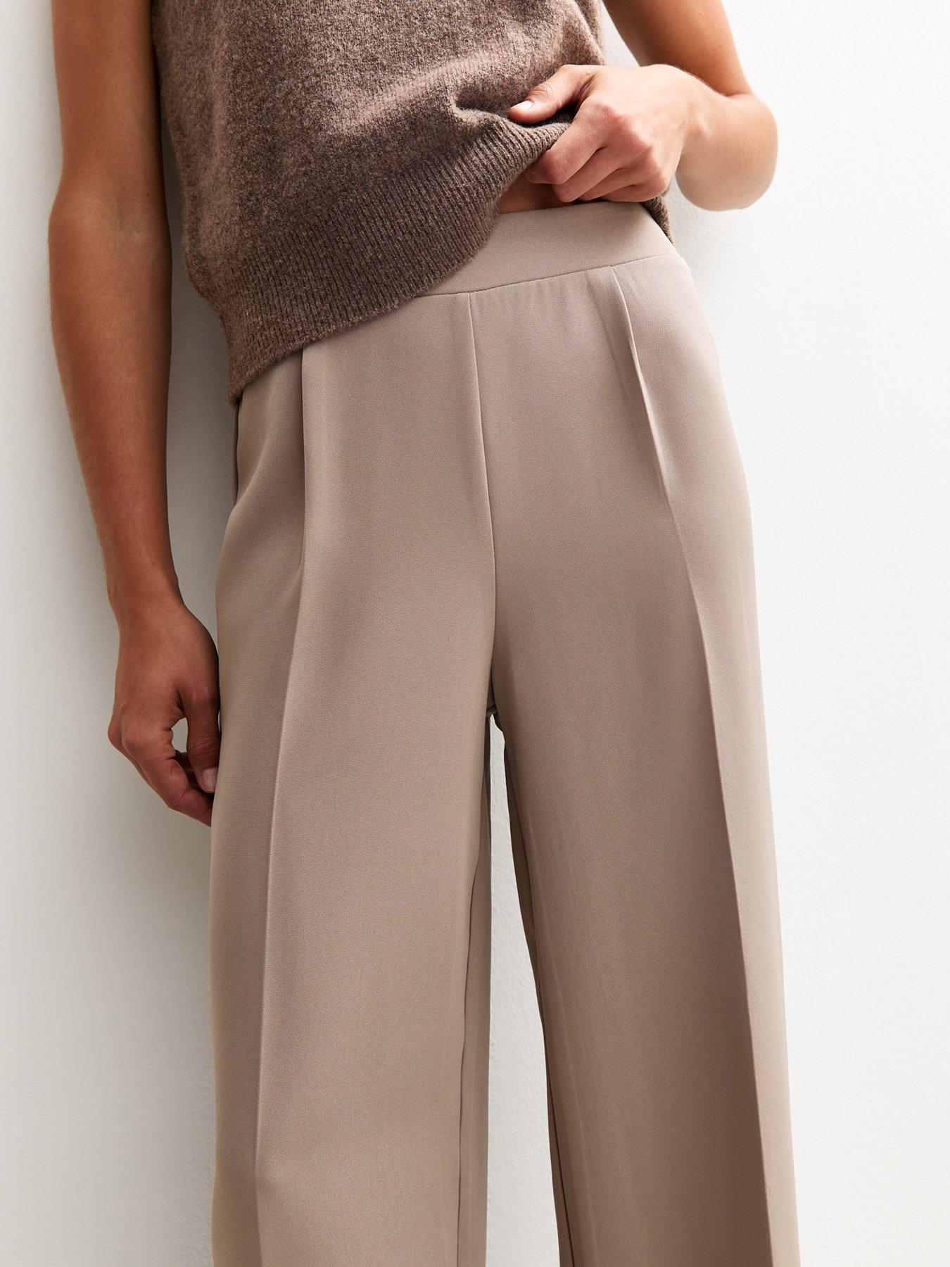 new-look-mink-pull-on-tailored-trousers-brownoutfit