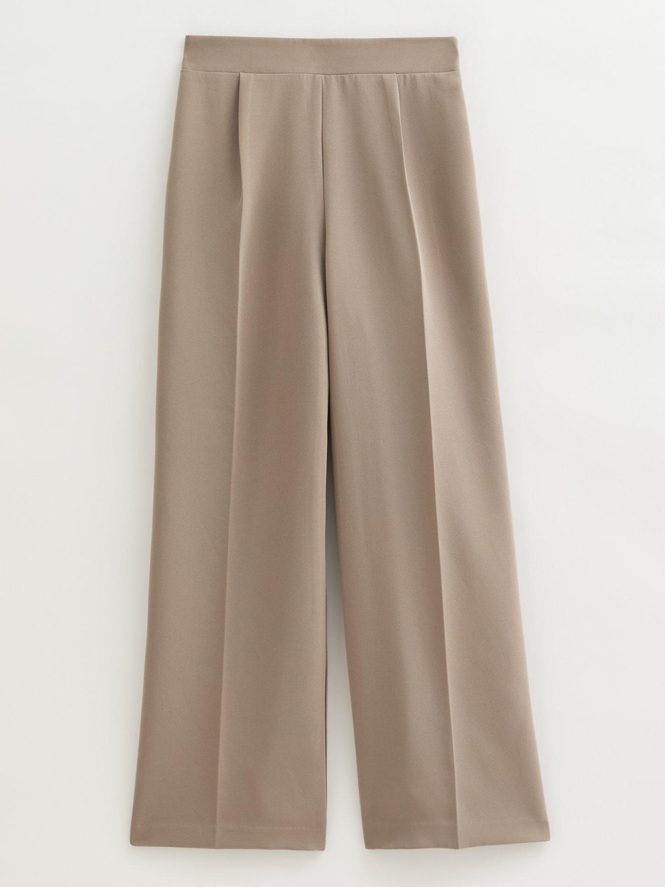 new-look-mink-pull-on-tailored-trousers-browndetail