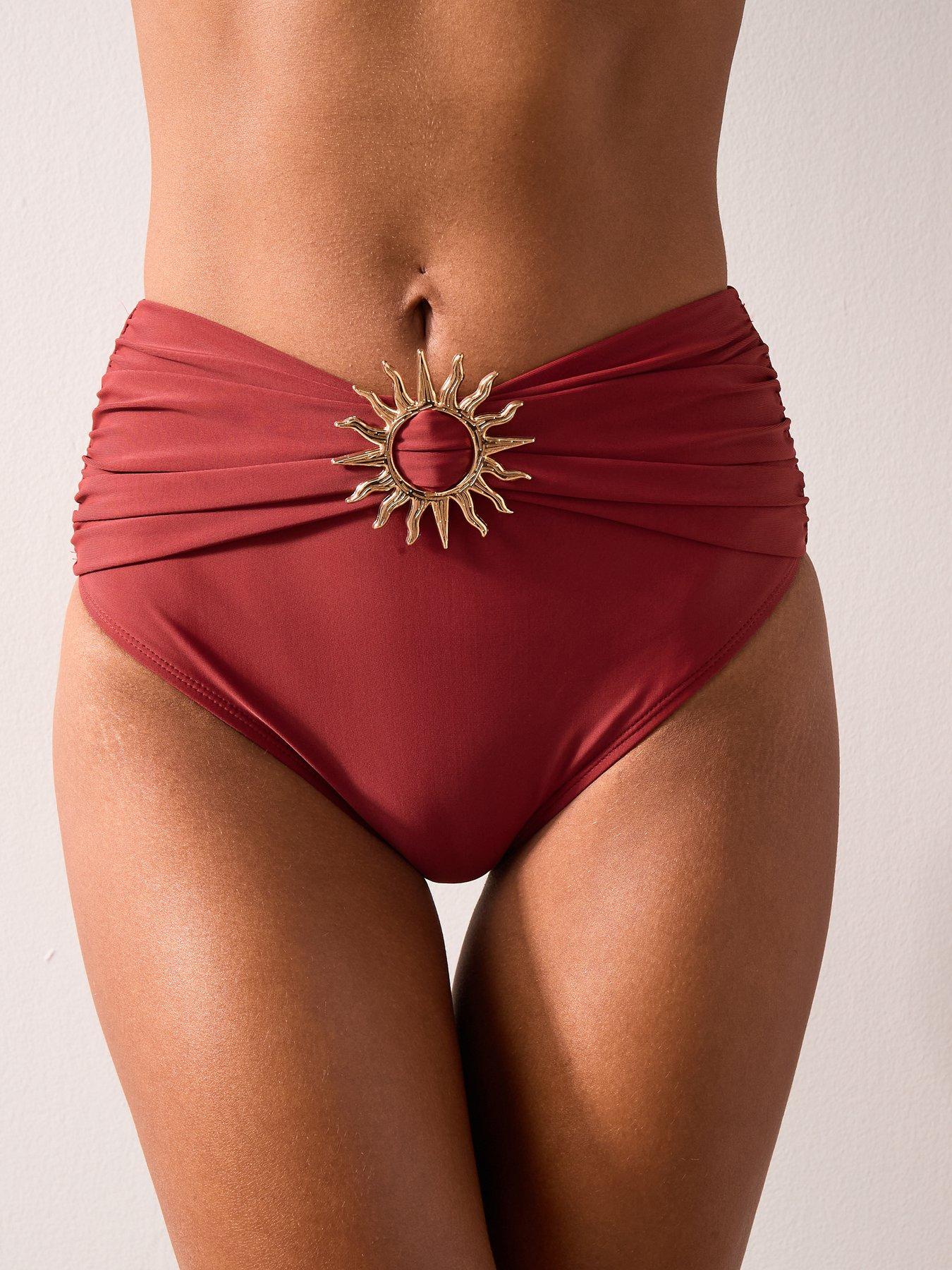 Image 4 of 7 of The Very Collection Sun Trim Bikini Brief