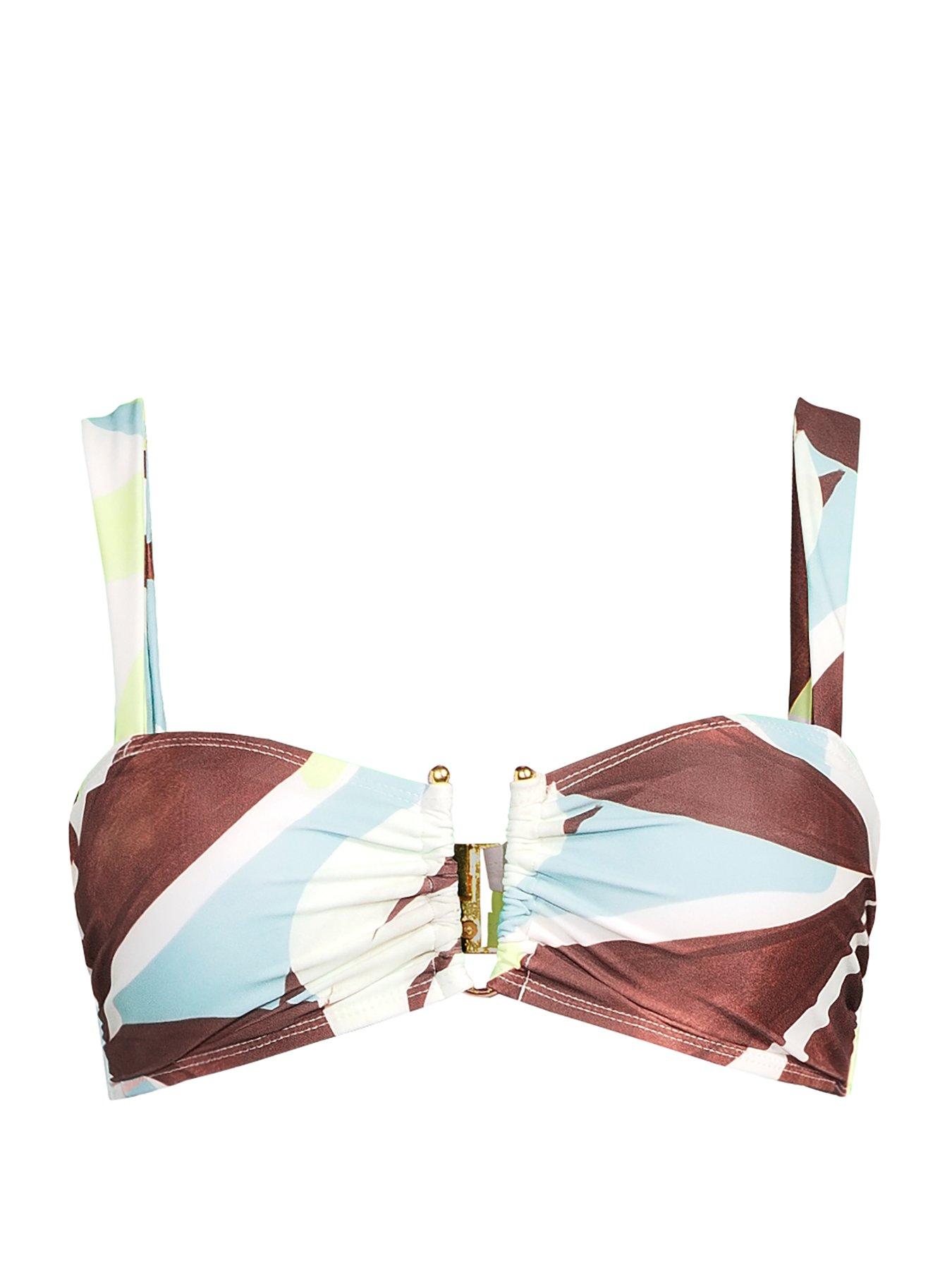 Image 7 of 7 of The Very Collection Floral Print Bikini Top