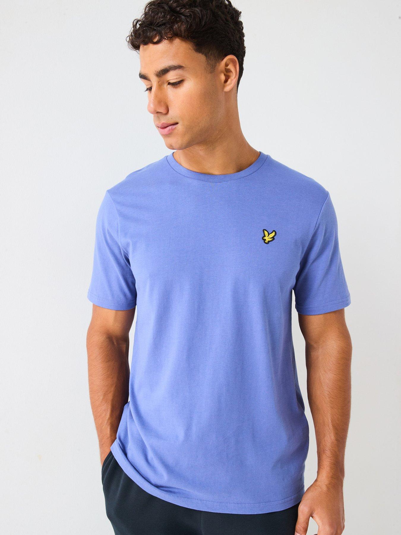 lyle-scott-plain-t-shirt-blue