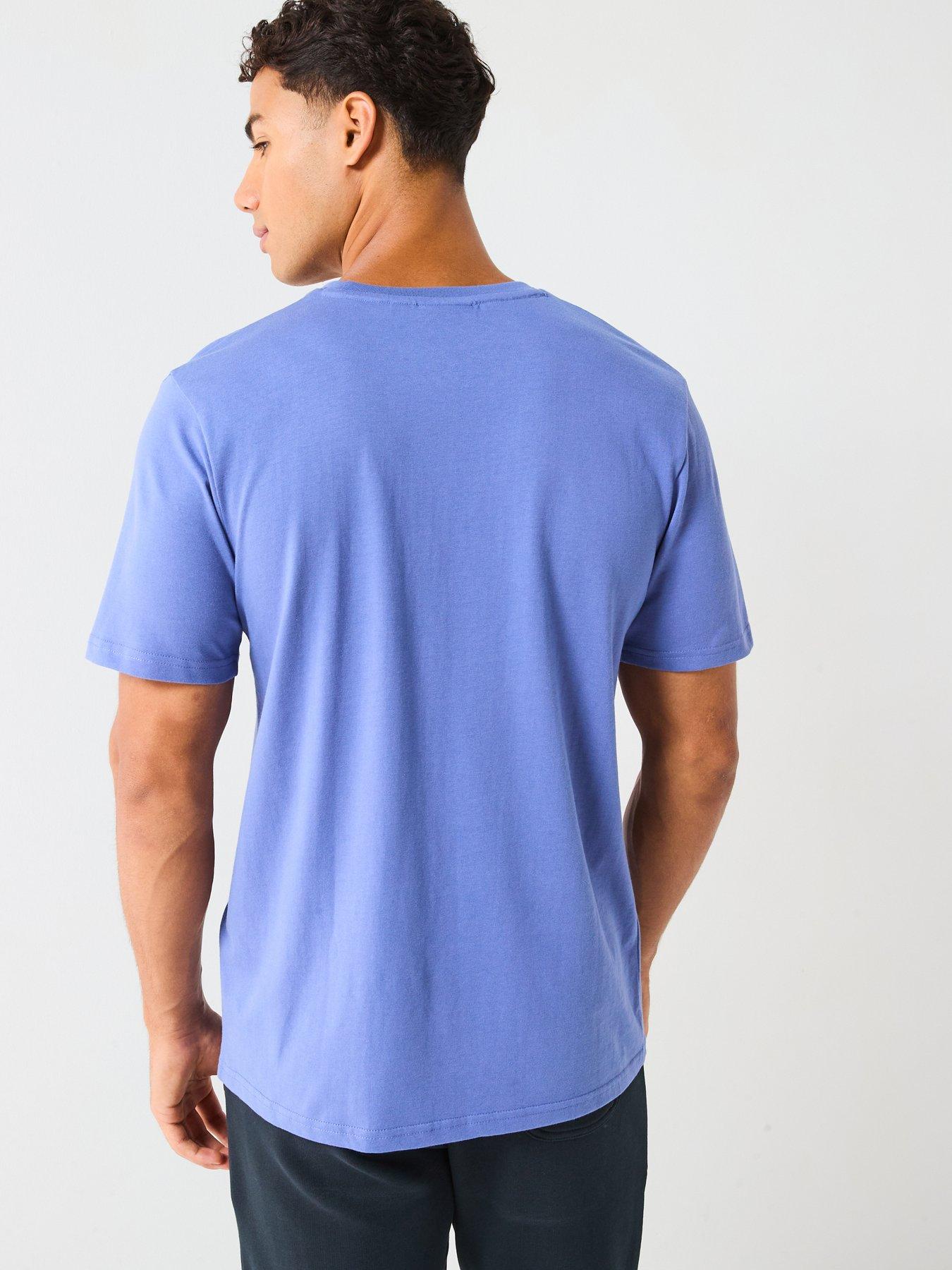 lyle-scott-plain-t-shirt-bluestillFront