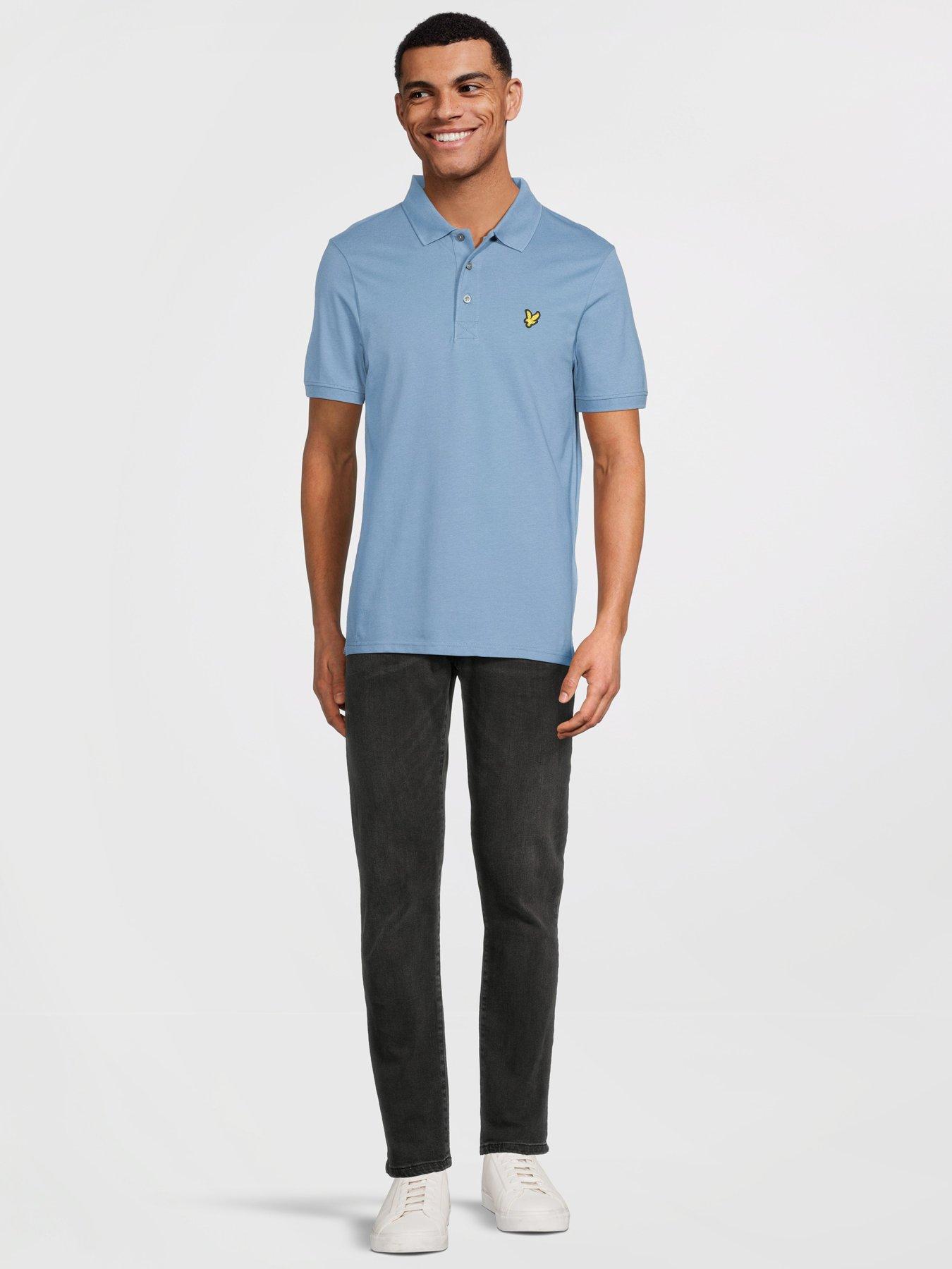 lyle-scott-plain-polo-shirt--blueback