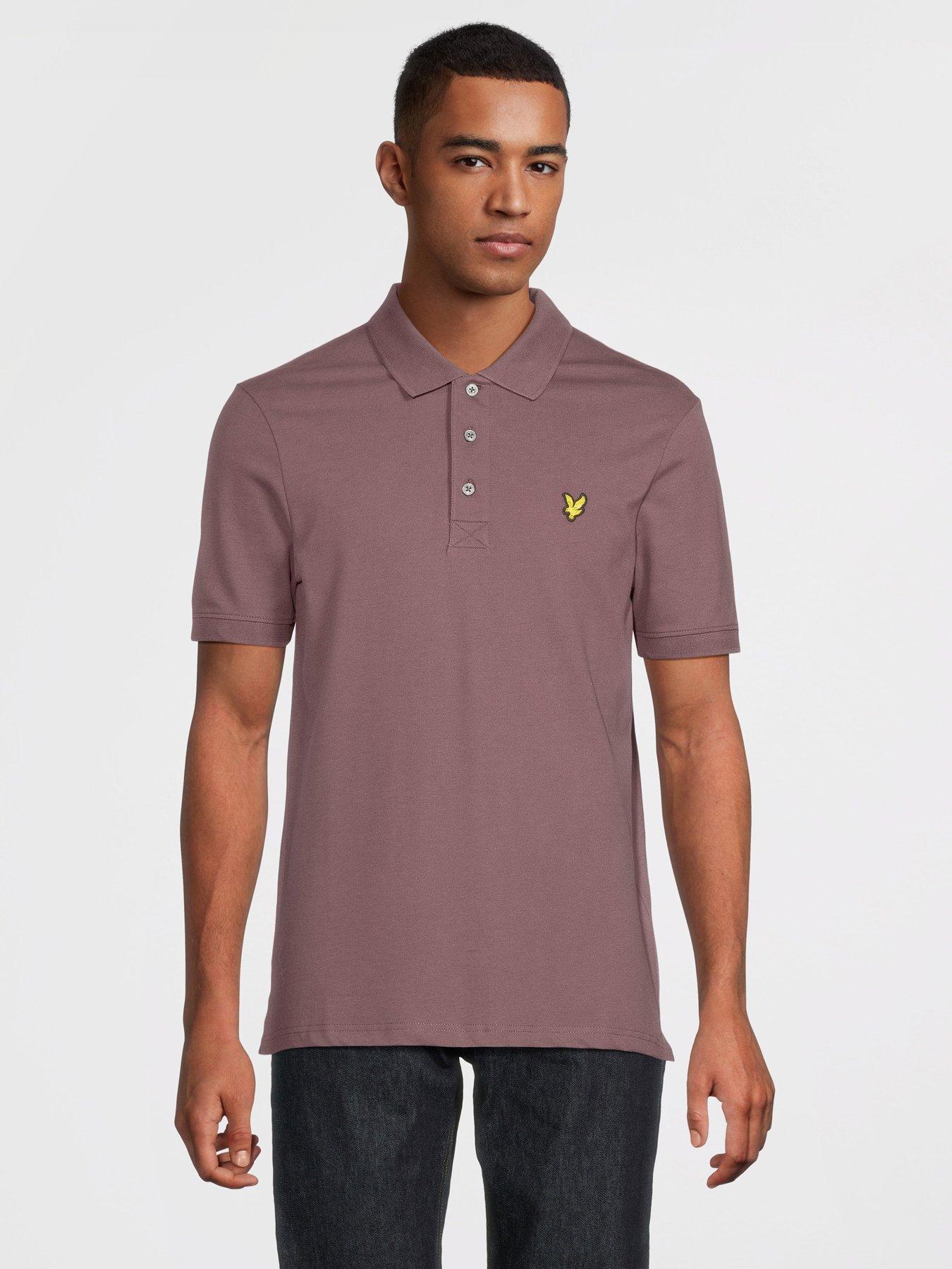 lyle-scott-plain-polo-shirt--brown