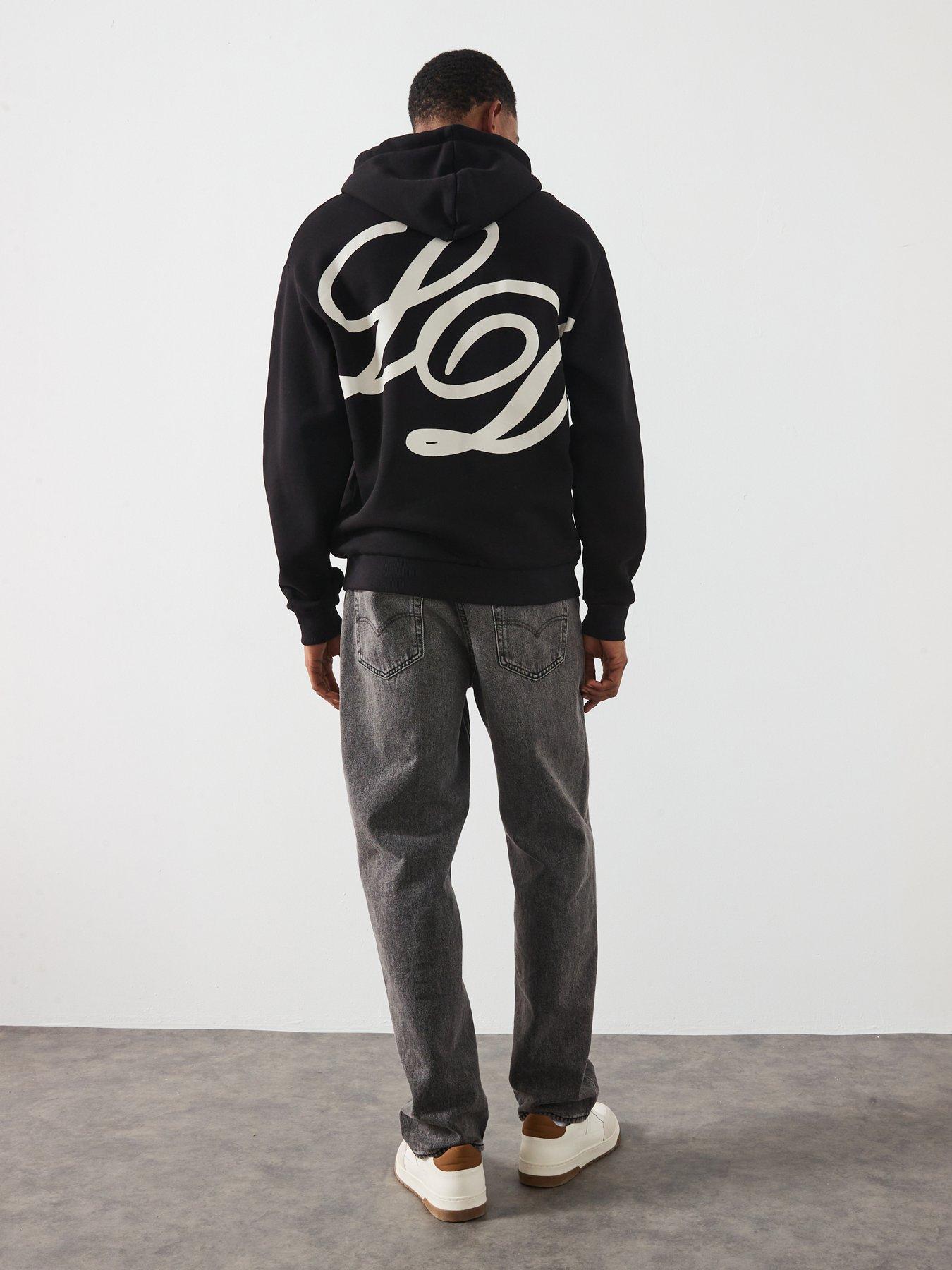 les-deux-danton-large-back-initial-overhead-hoodie-blackdetail