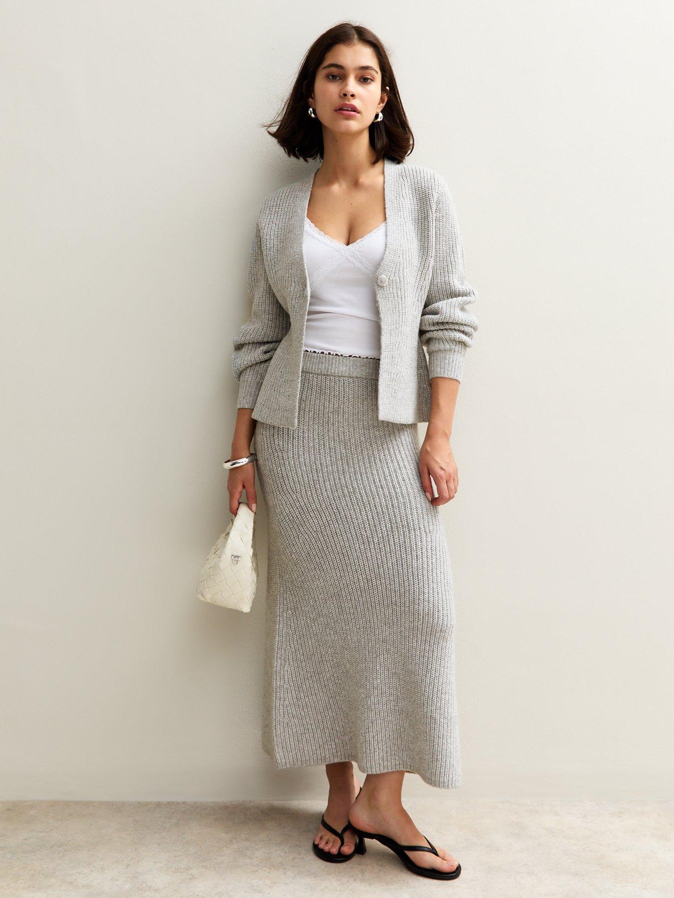 new-look-grey-ribbed-knit-single-button-cardigan-greyback