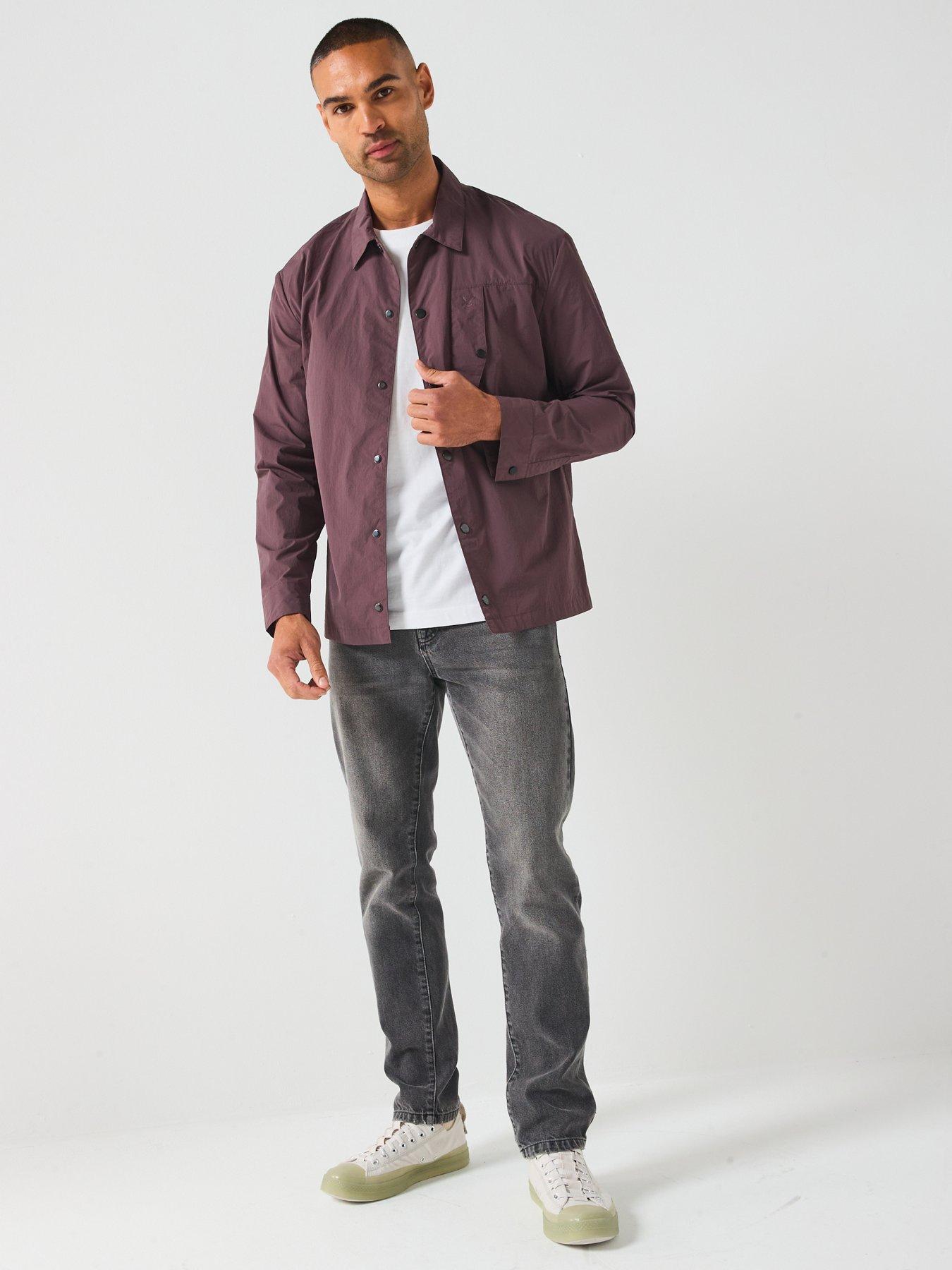 lyle-scott-crinkle-nylon-overshirt--brownback