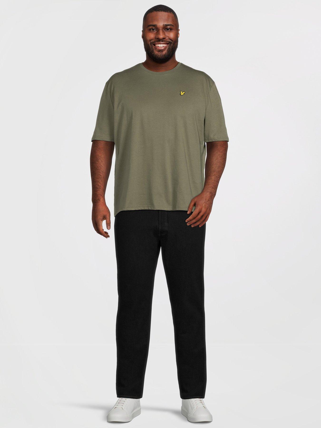 lyle-scott-big-and-tall-plain-t-shirt--greenback
