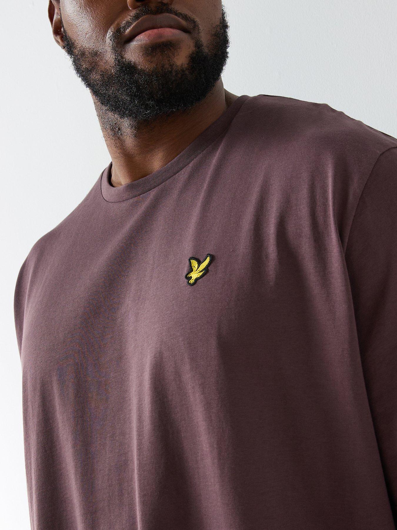 lyle-scott-big-and-tall-plain-t-shirt--brownoutfit