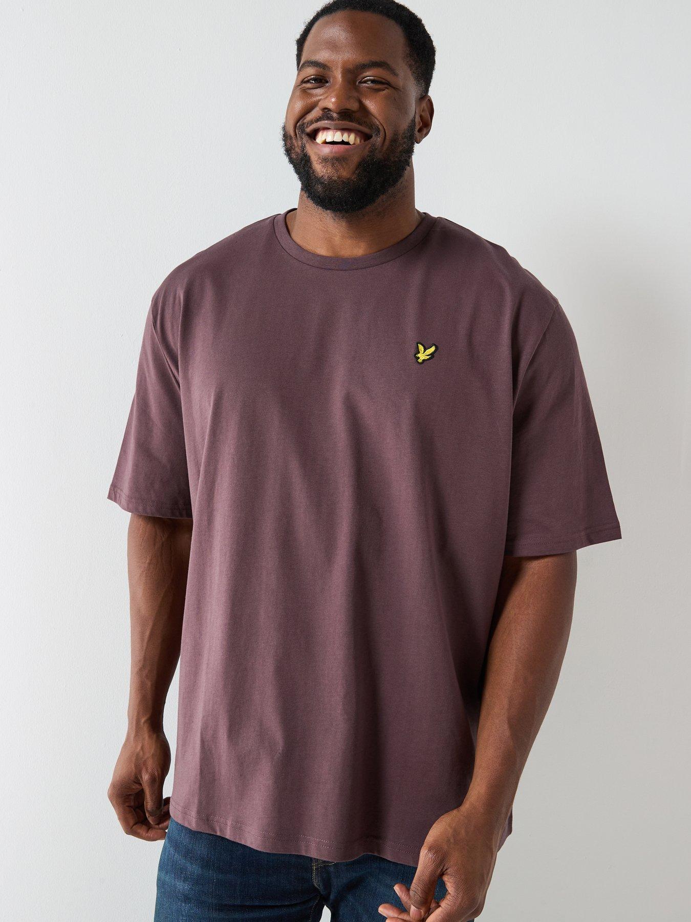 lyle-scott-big-and-tall-plain-t-shirt--browndetail