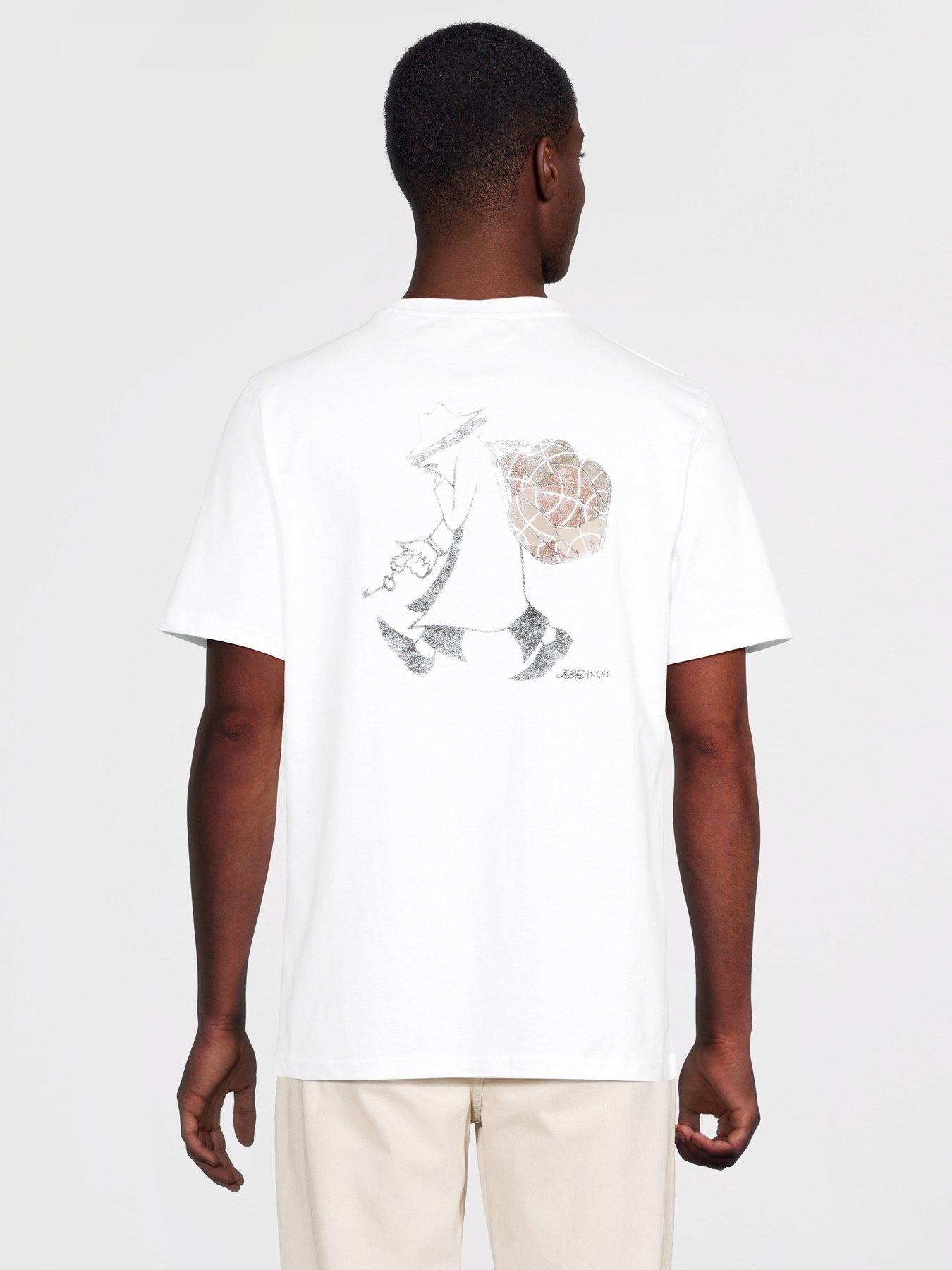 Les Deux Brandon Thief Back Graphic T-Shirt - White