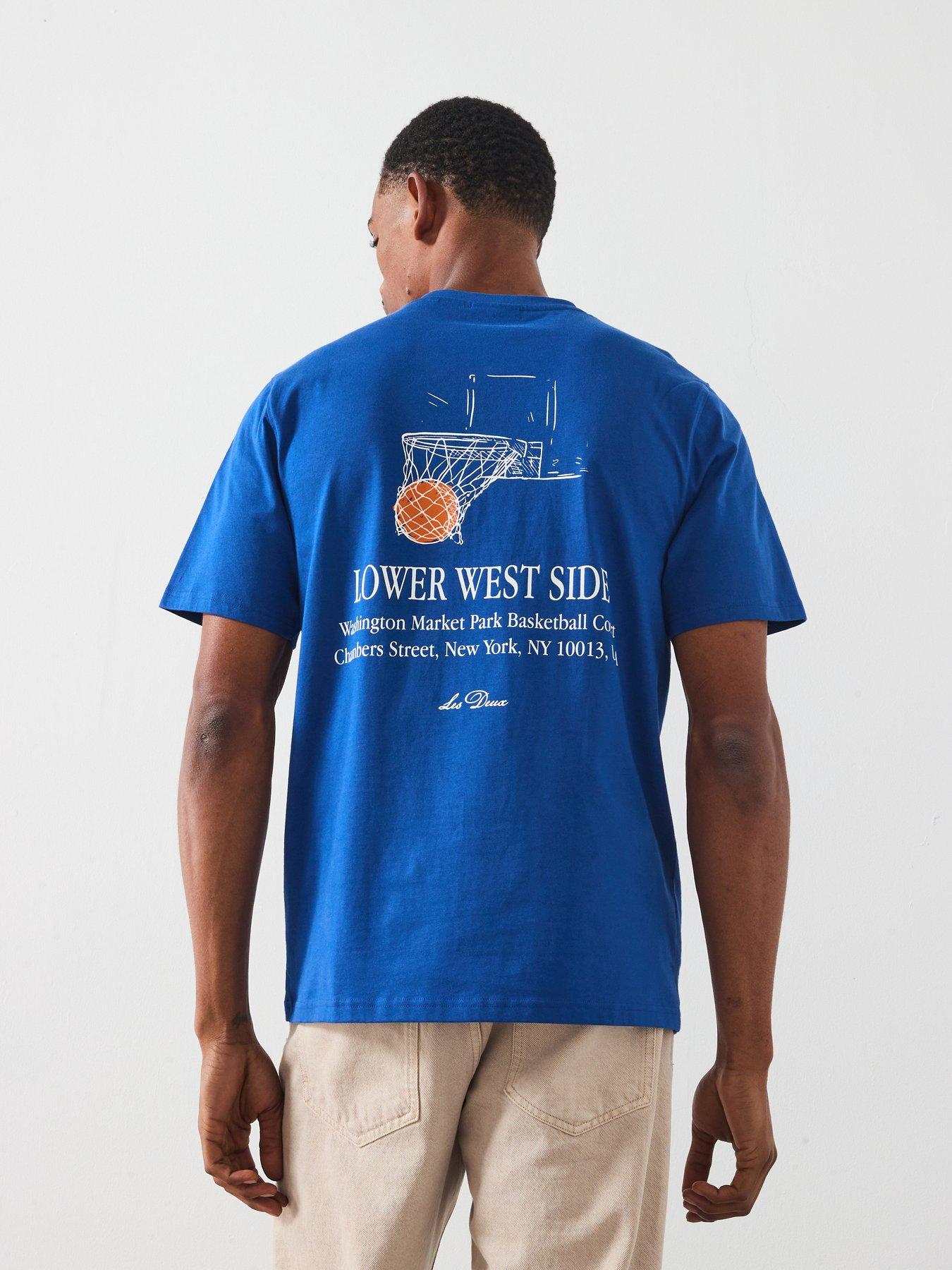 les-deux-west-side-back-graphic-t-shirt-bright-blue