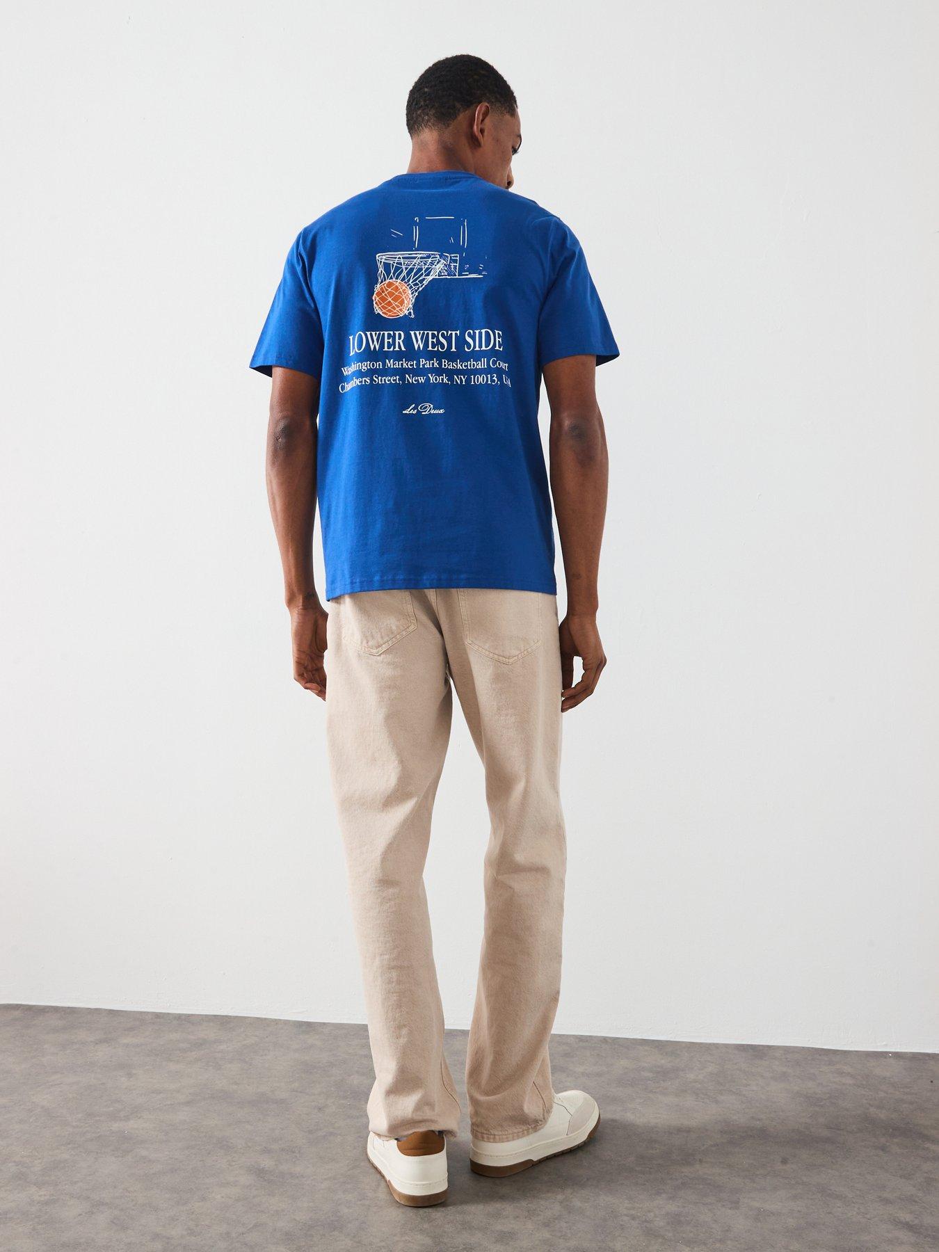 les-deux-west-side-back-graphic-t-shirt-bright-blueback