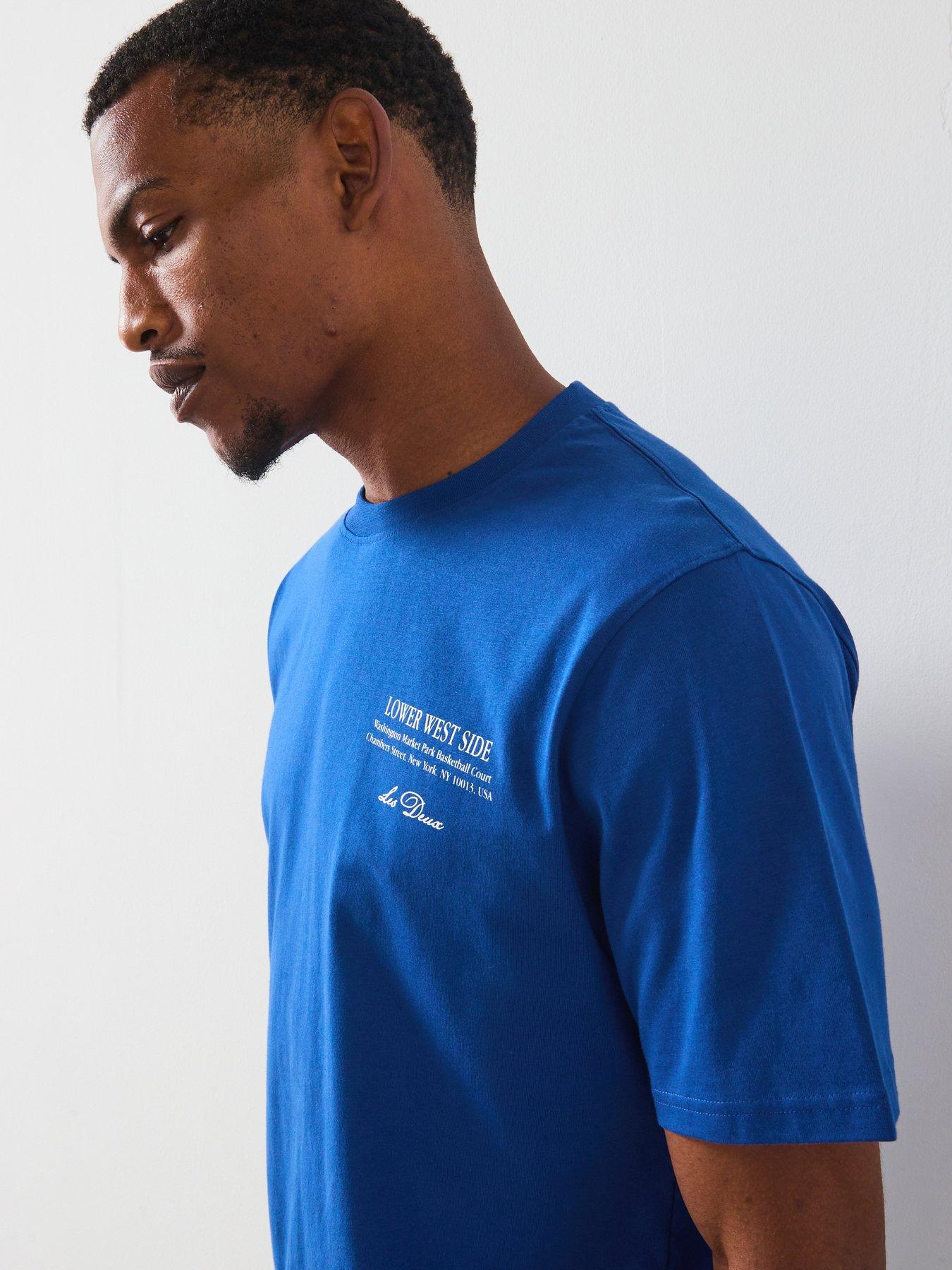 les-deux-west-side-back-graphic-t-shirt-bright-blueoutfit