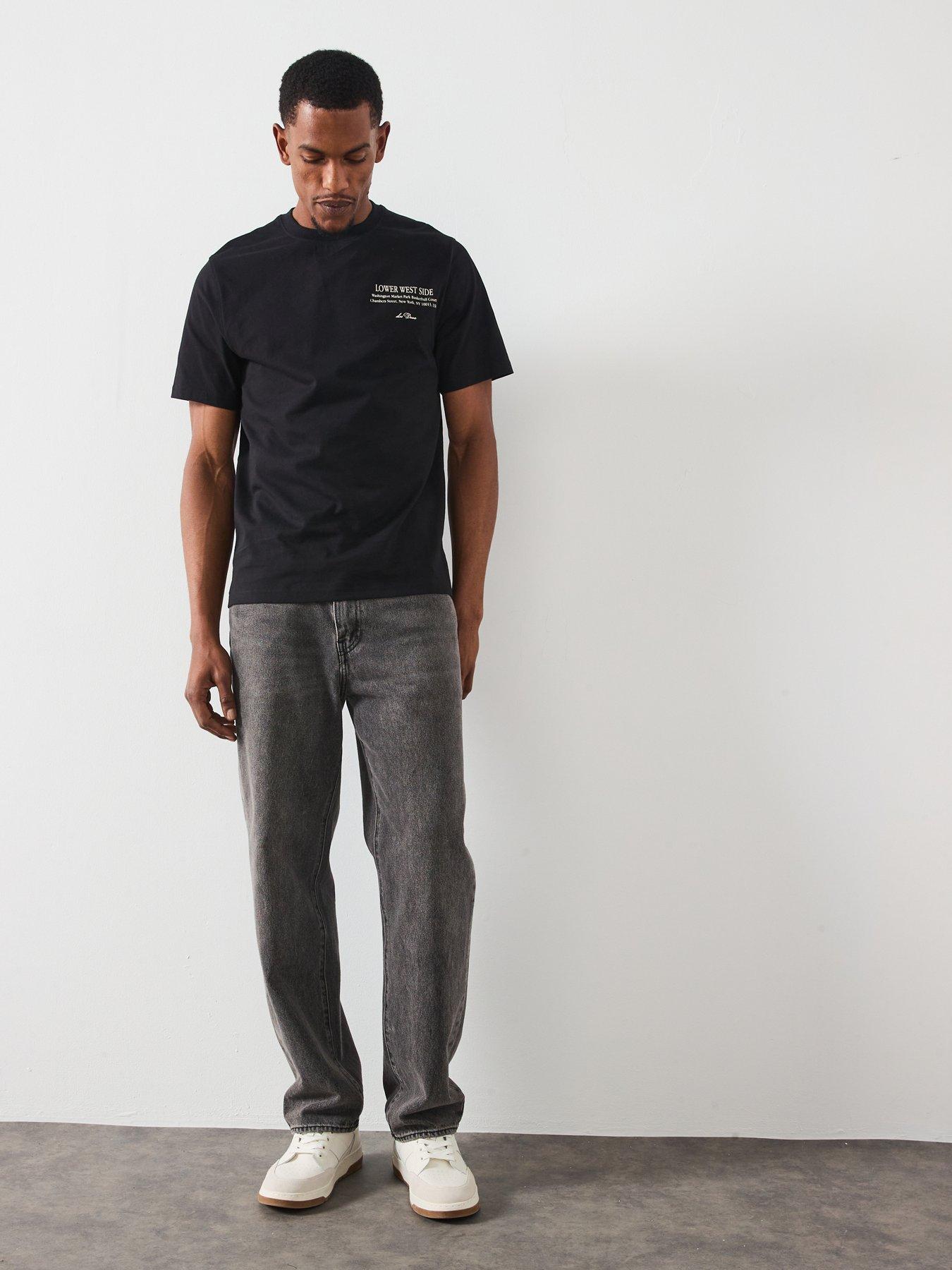 les-deux-west-side-back-graphic-t-shirt-blackback