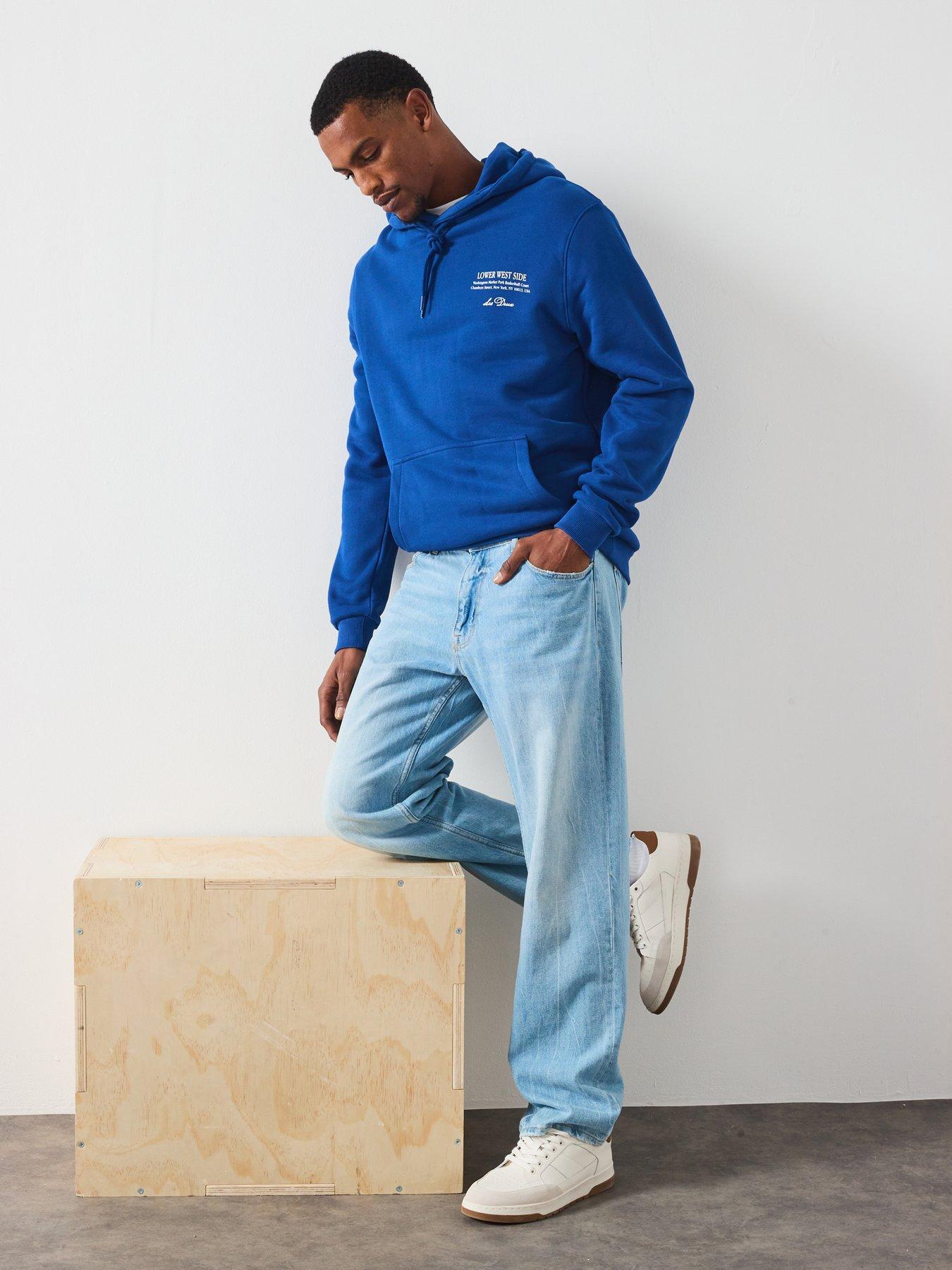 les-deux-west-side-back-graphic-overhead-hoodie-bright-blueback