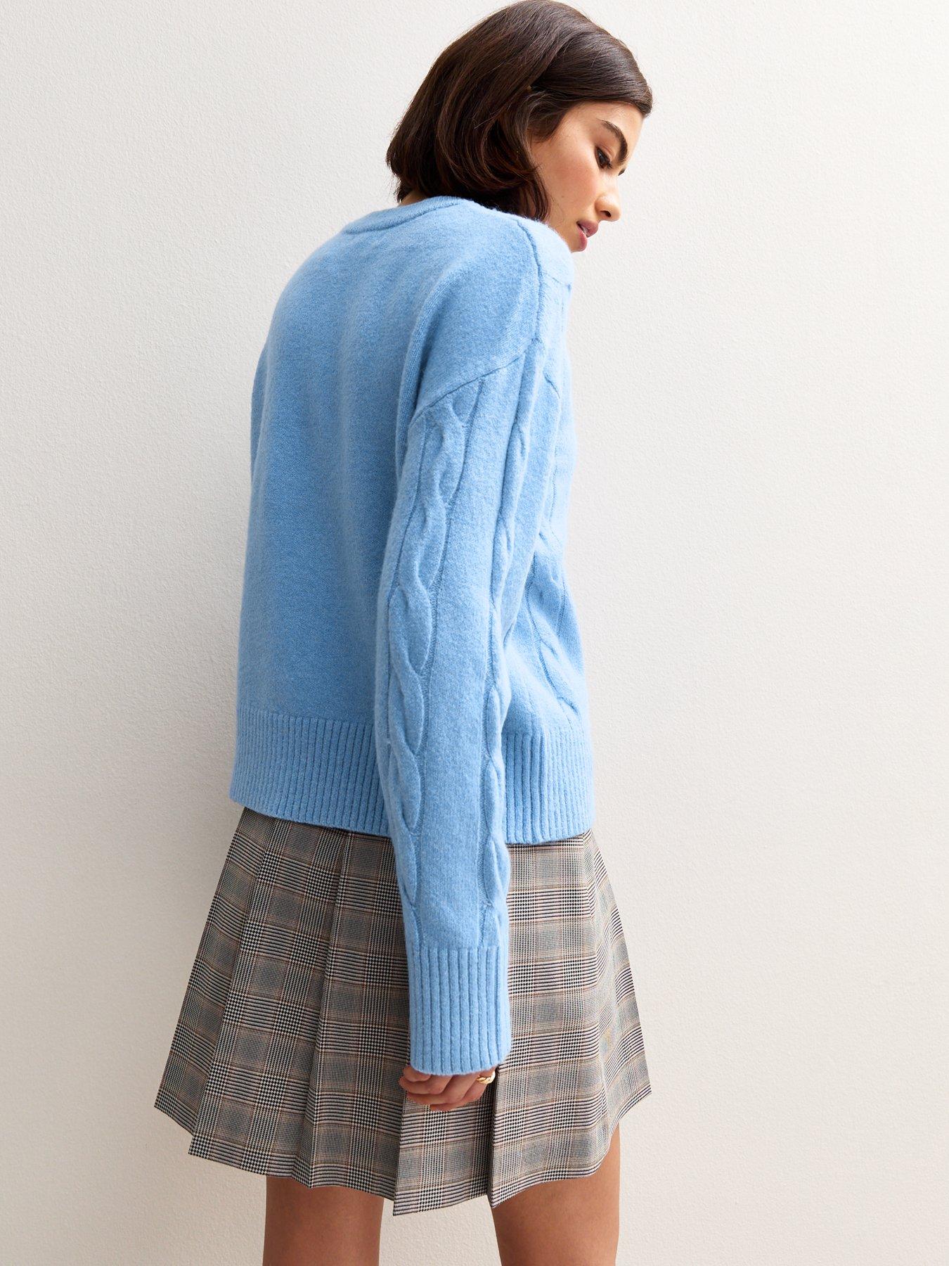 new-look-blue-cable-knit-crew-neck-jumperstillFront