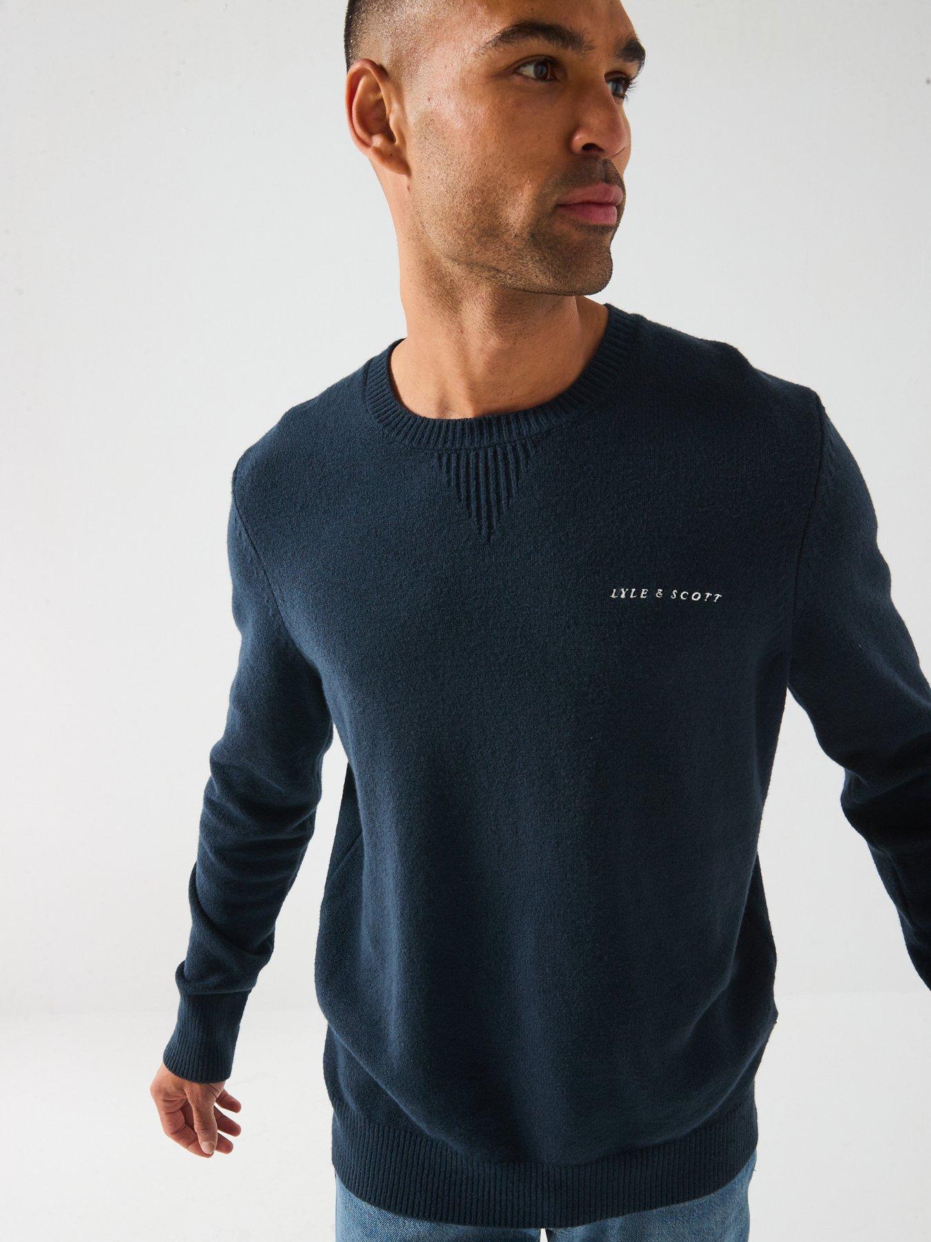 lyle-scott-script-knitted-crew-neck--navydetail