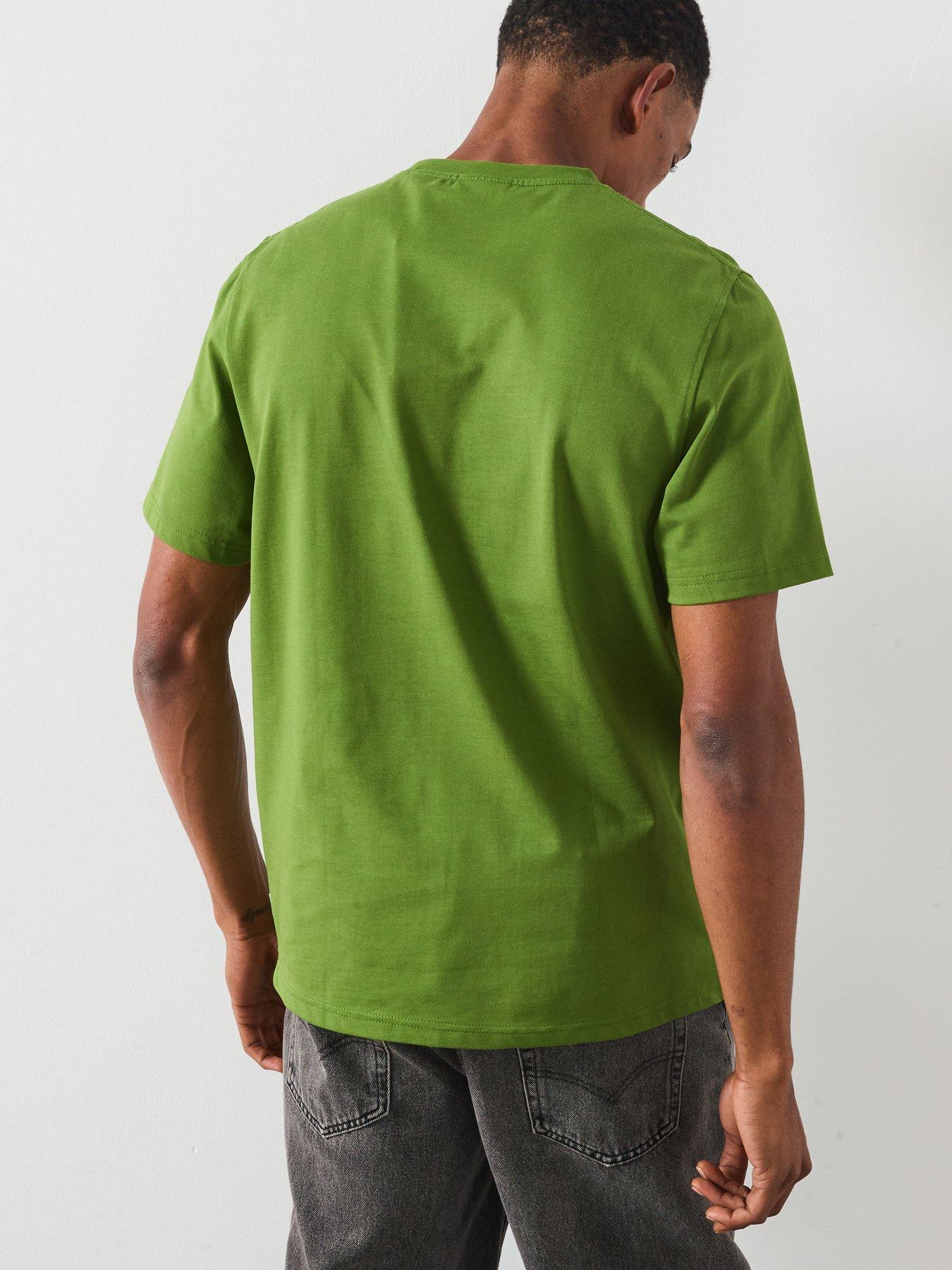 Image 2 of 6 of Les Deux Established Central Logo T-Shirt - Green
