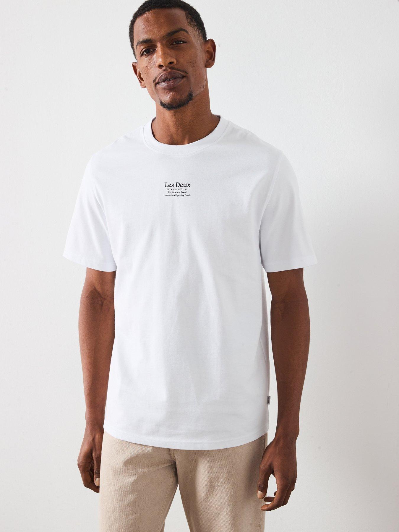 Image 1 of 6 of Les Deux Established Central Logo T-Shirt - White