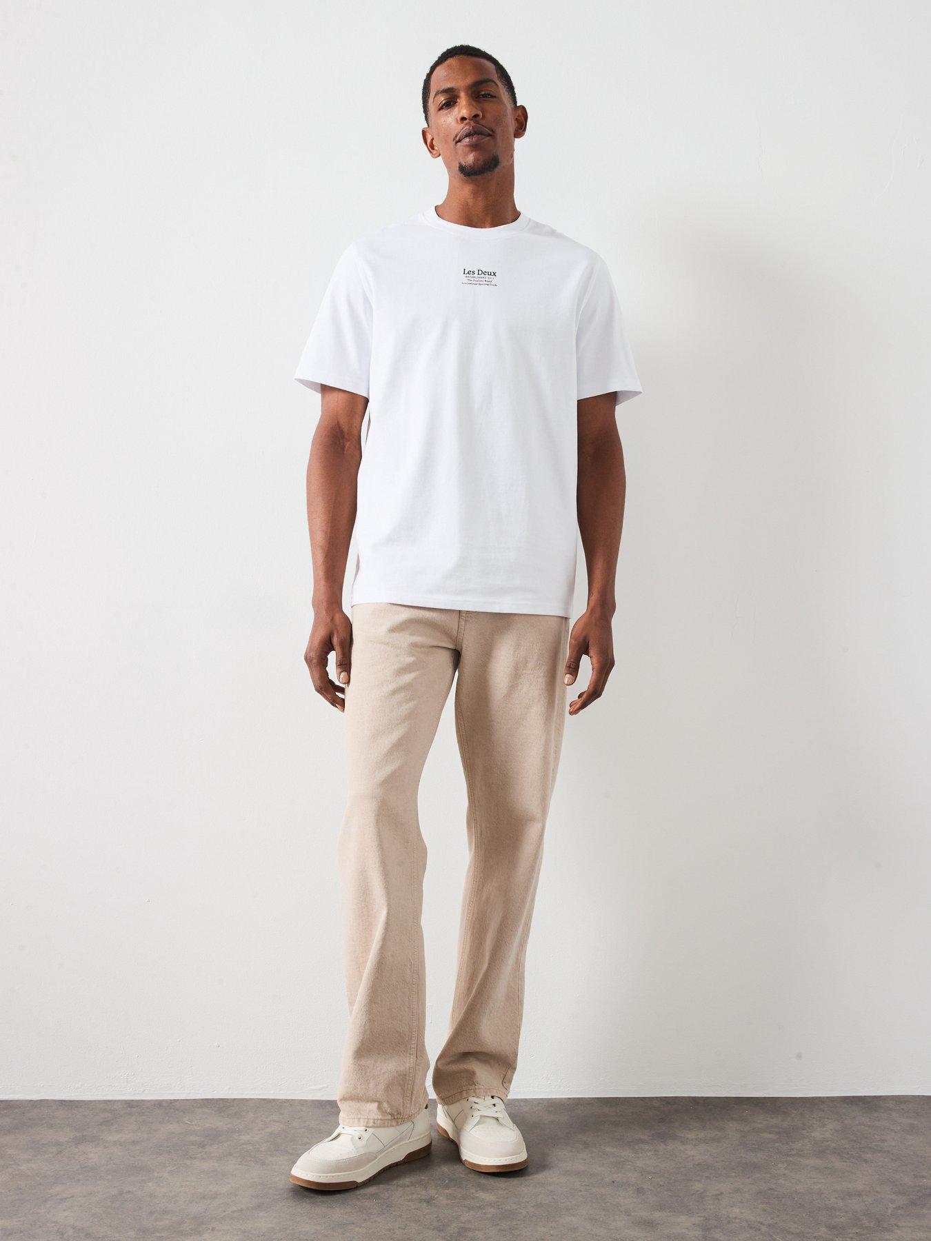 Image 3 of 6 of Les Deux Established Central Logo T-Shirt - White