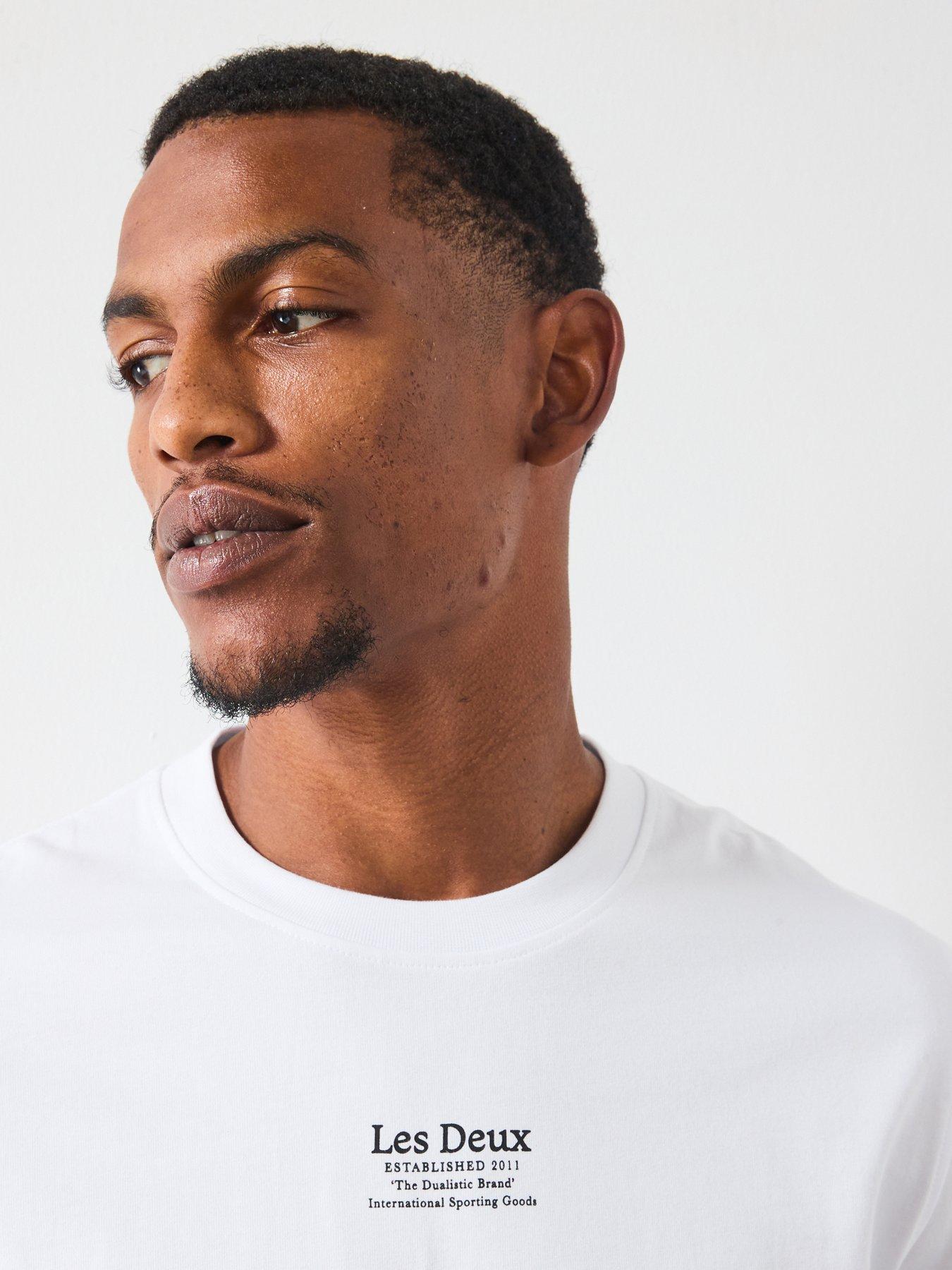 Image 4 of 6 of Les Deux Established Central Logo T-Shirt - White