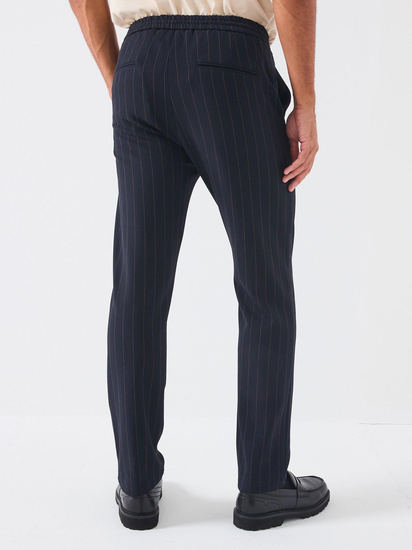 les-deux-como-tapered-pinstripe-smart-trousers-navystillFront