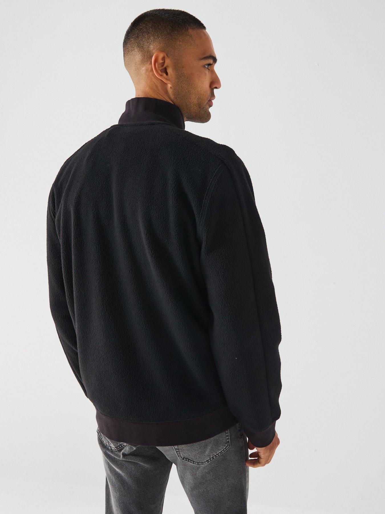 lyle-scott-polar-fleece-track-jacket--blackstillFront