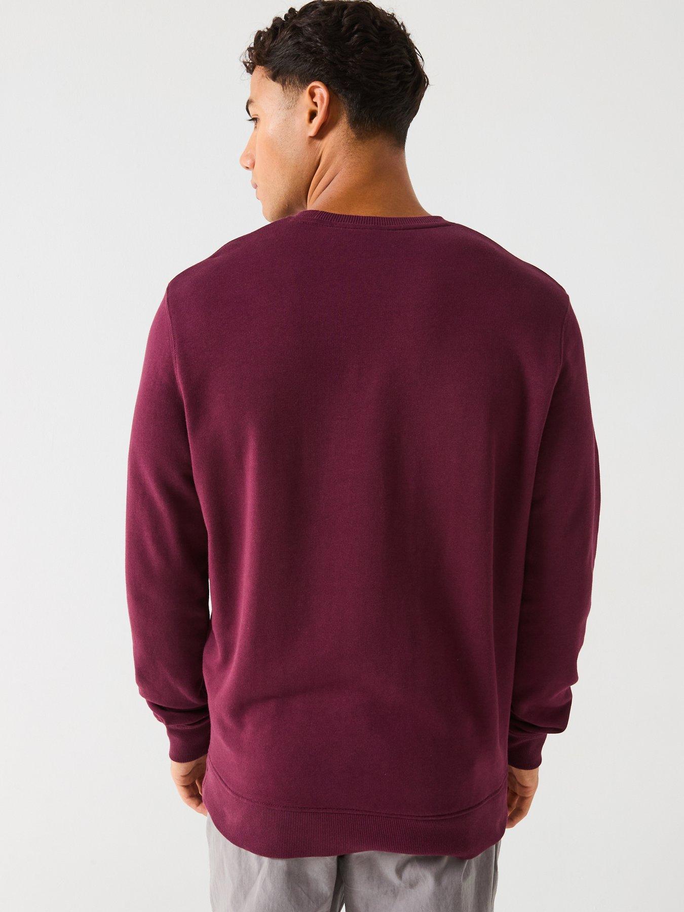 Image 2 of 5 of Lyle & Scott Crew Neck Sweatshirt - Dark Red
