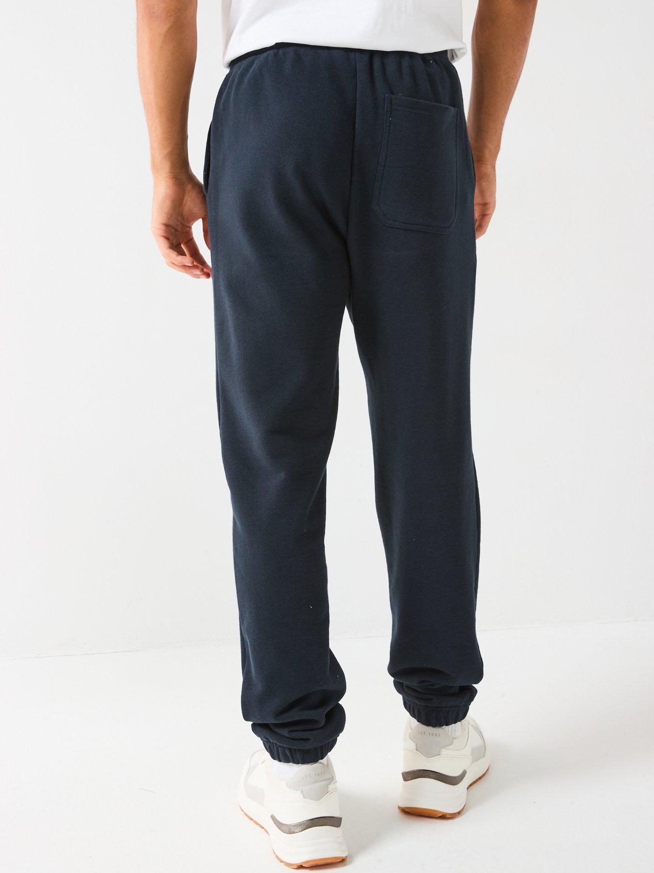 Image 2 of 5 of Lyle & Scott Script Sweatpants- Navy
