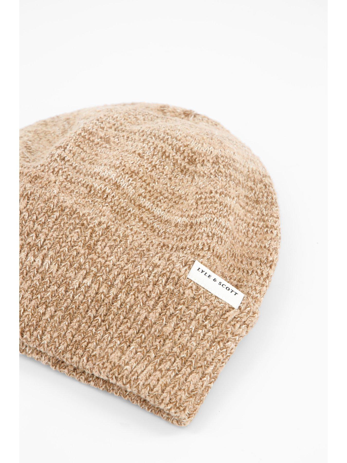 lyle-scott-multi-marl-beanie-beigeoutfit