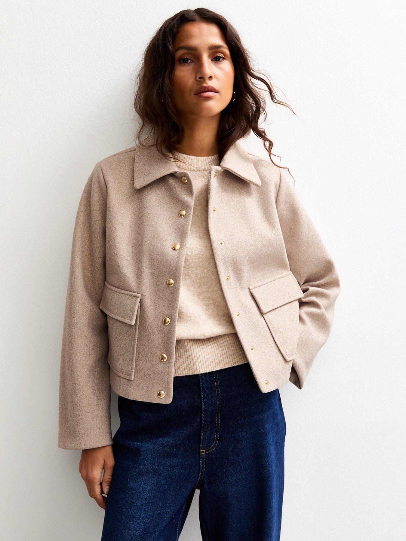 new-look-button-up-long-sleeve-shacket-cream