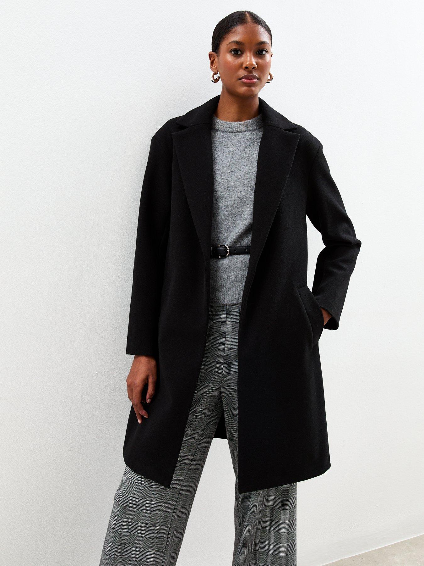 new-look-unlined-tailored-coat-blackfront