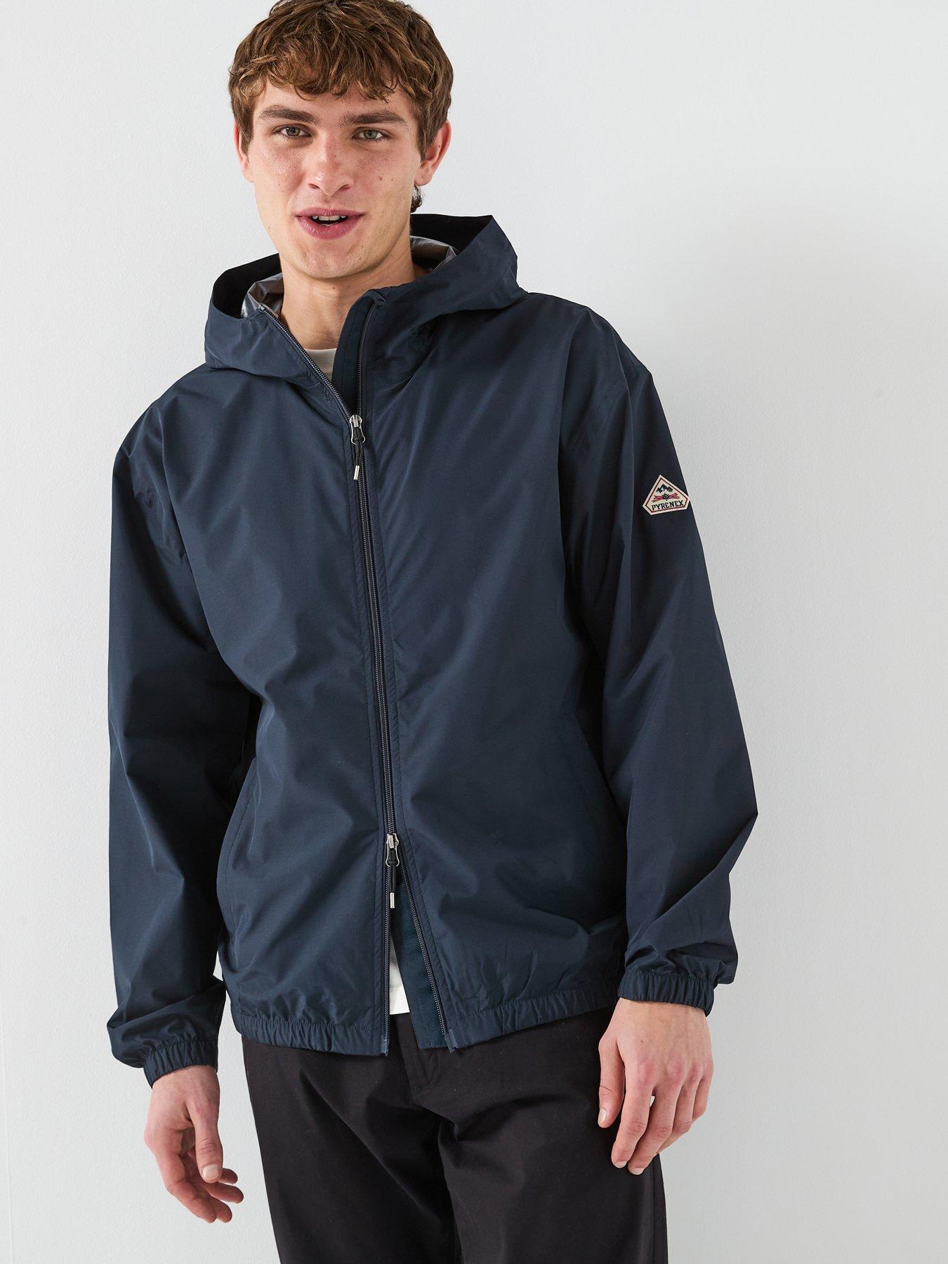 Pyrenex Ensure Water Resistant Hooded Jacket - Navy