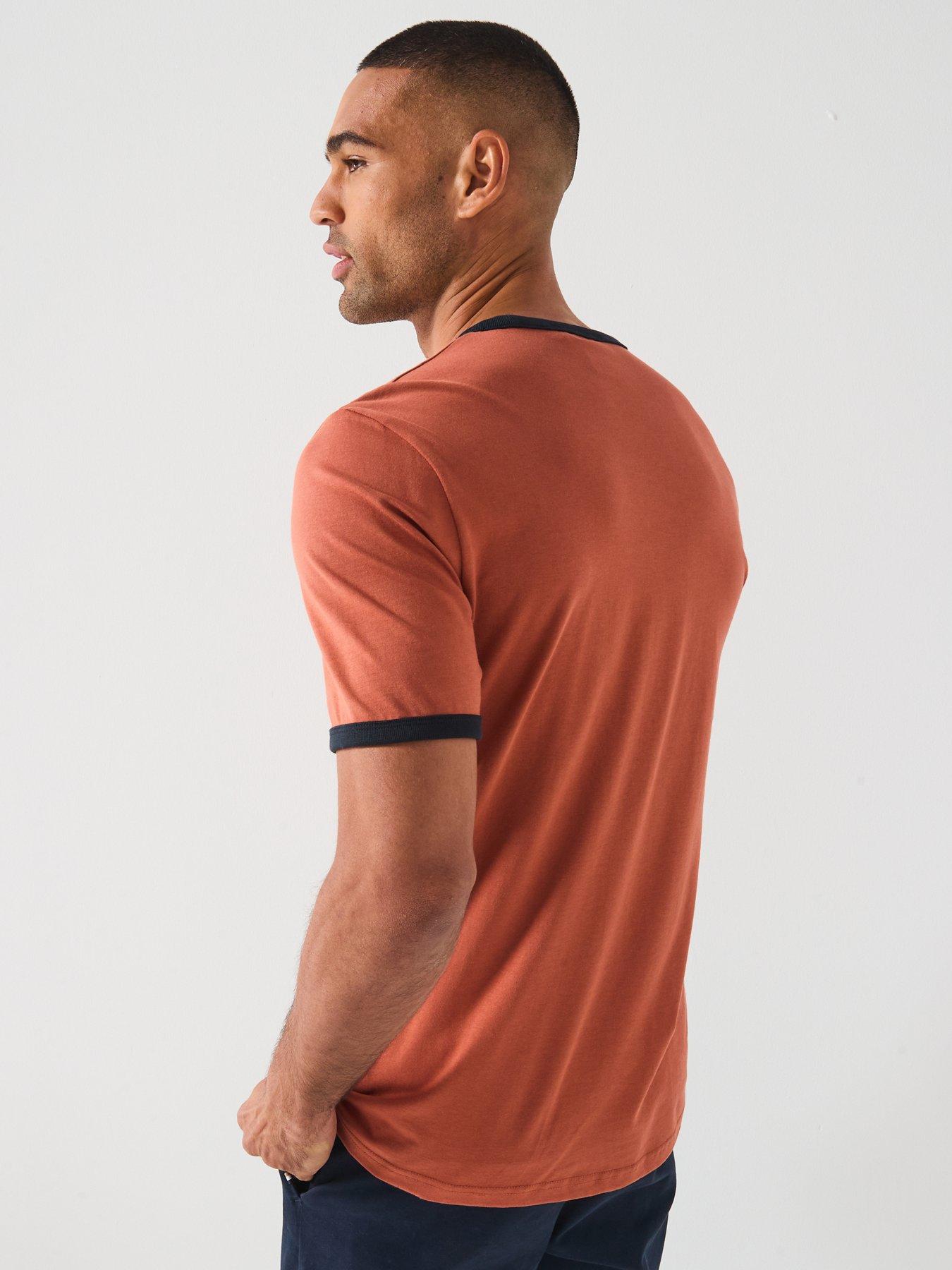 lyle-scott-ringer-t-shirt--orangestillFront