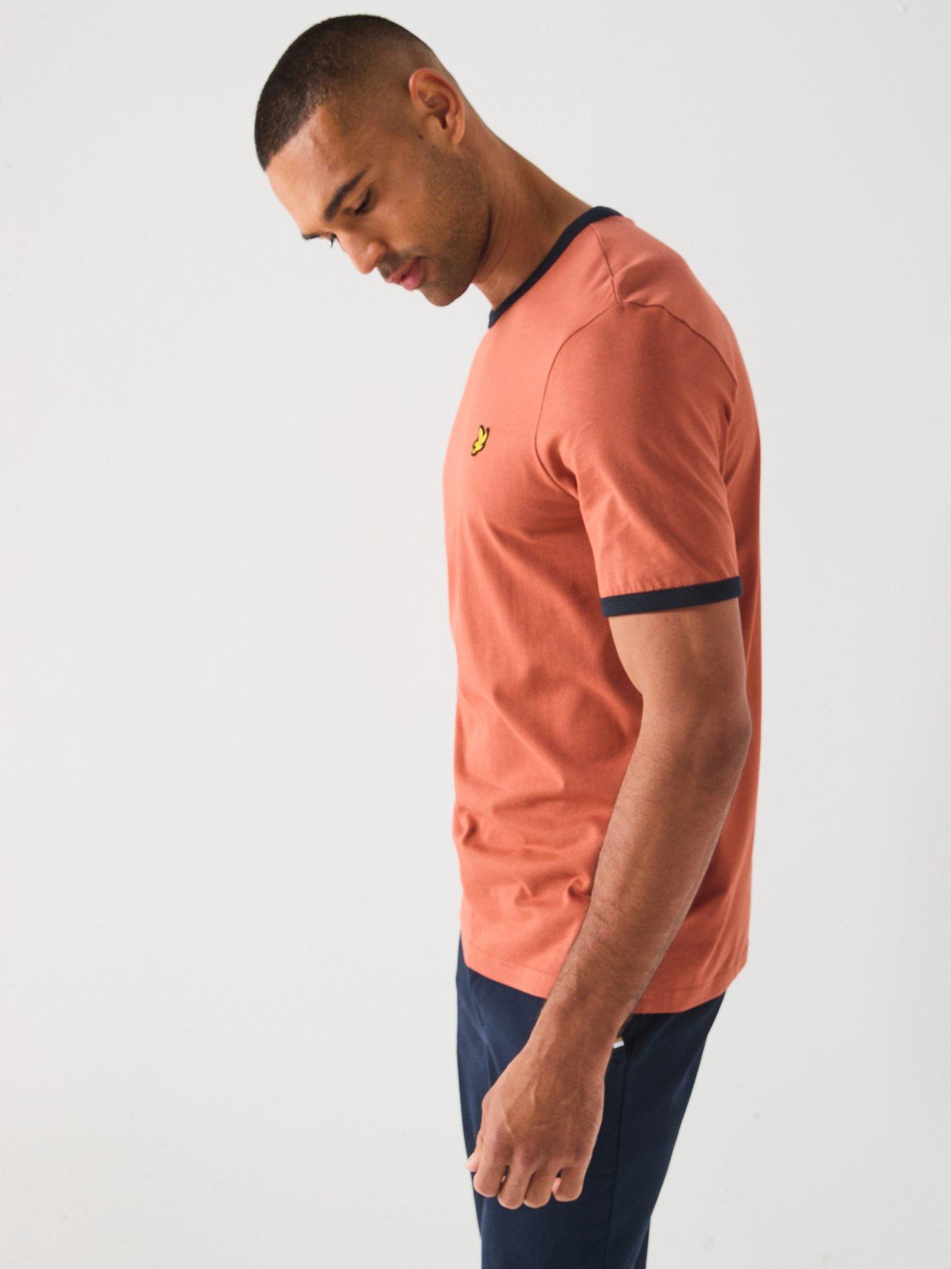 lyle-scott-ringer-t-shirt--orangedetail