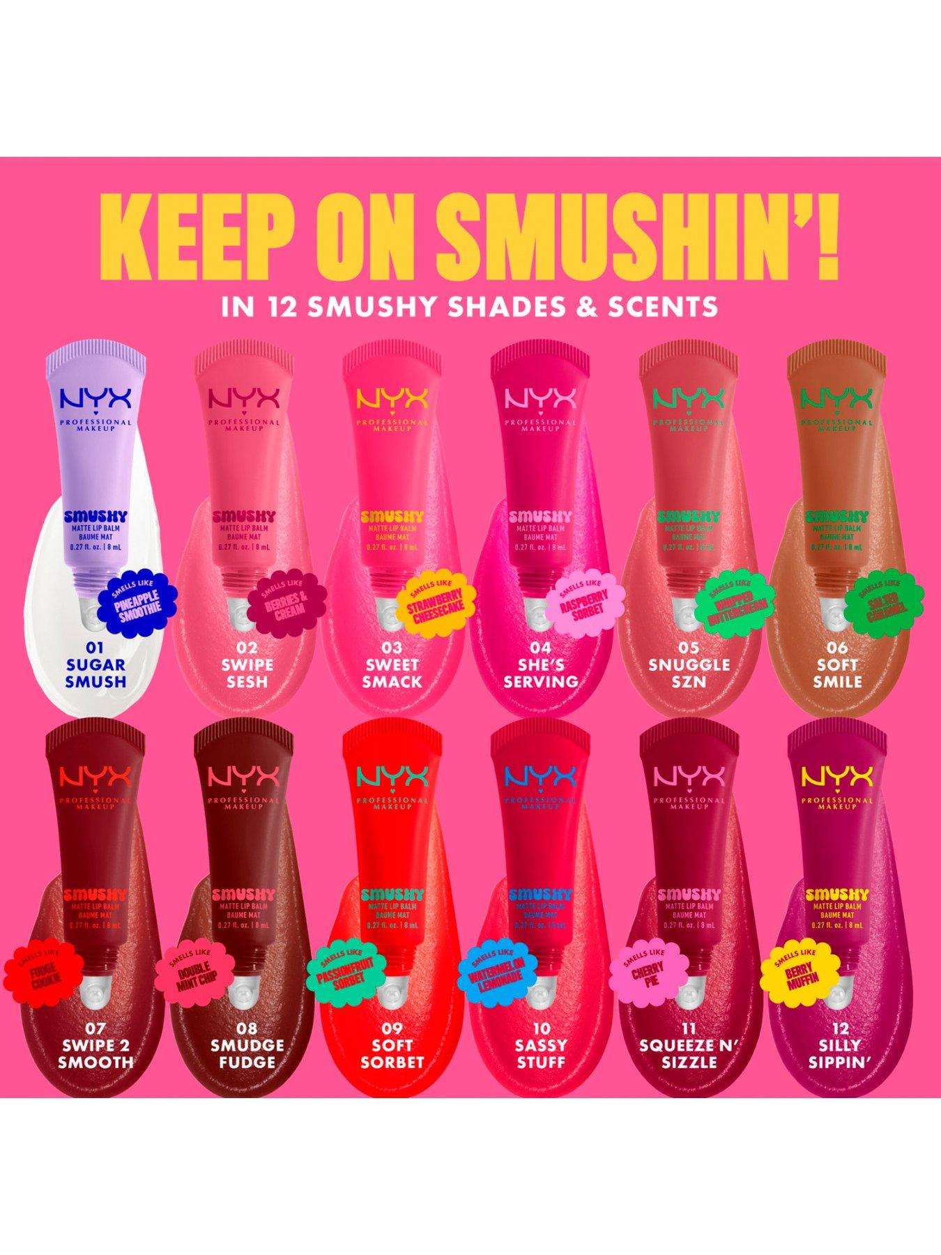 Image 7 of 7 of NYX PROFESSIONAL MAKEUP Smushy, Matte Lip Balm, Soft Diffused Colour, Matte Finish