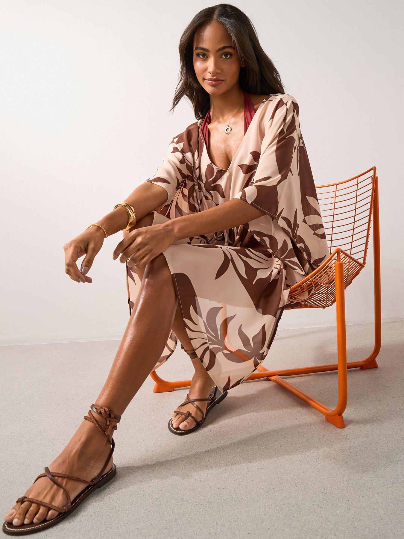the-very-collection-floral-kaftan-brownback