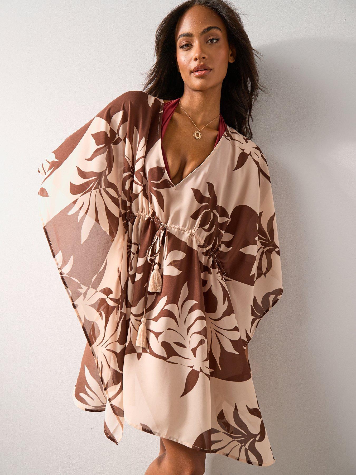 Image 5 of 7 of The Very Collection Floral Kaftan