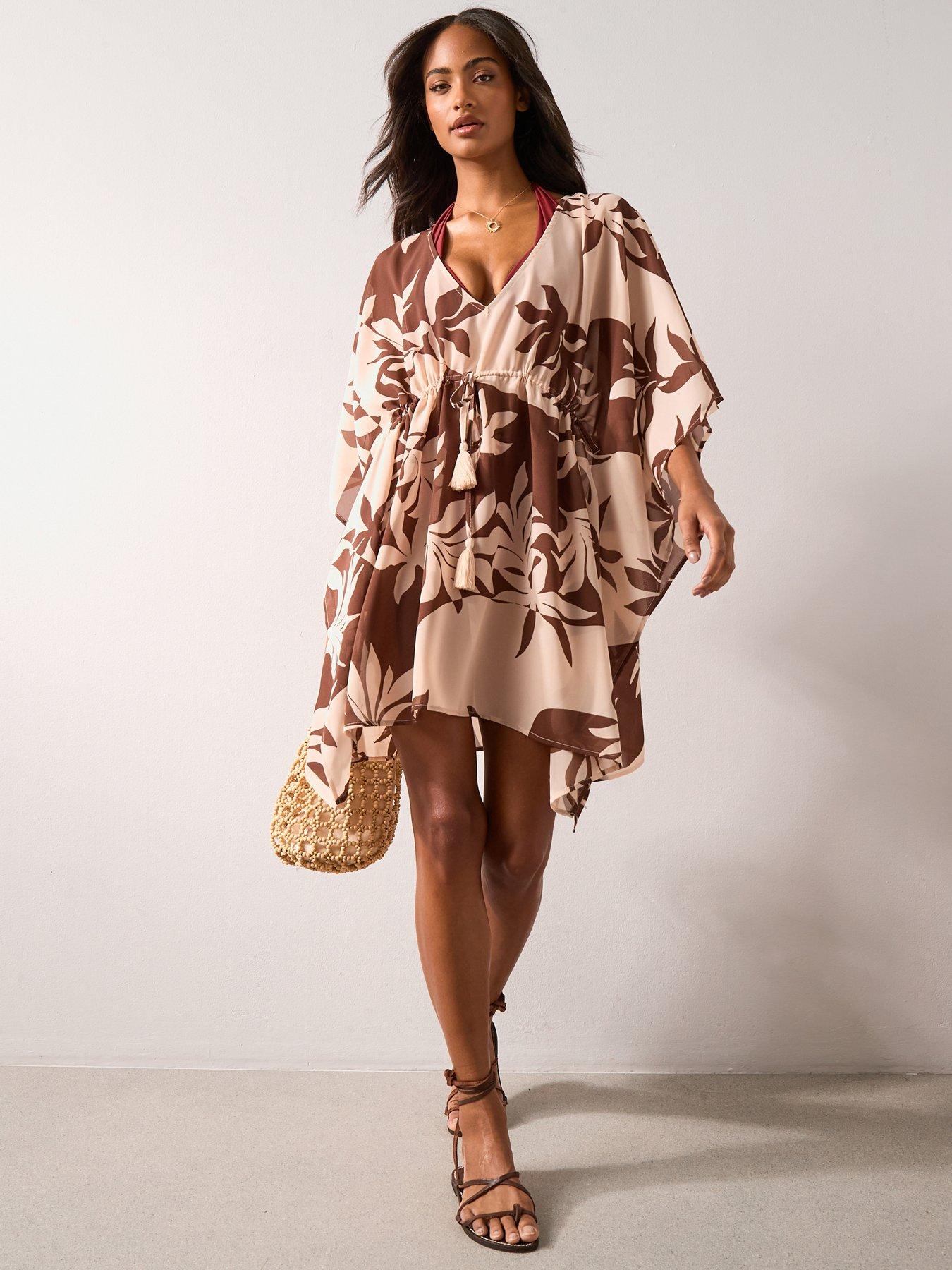 Image 6 of 7 of The Very Collection Floral Kaftan