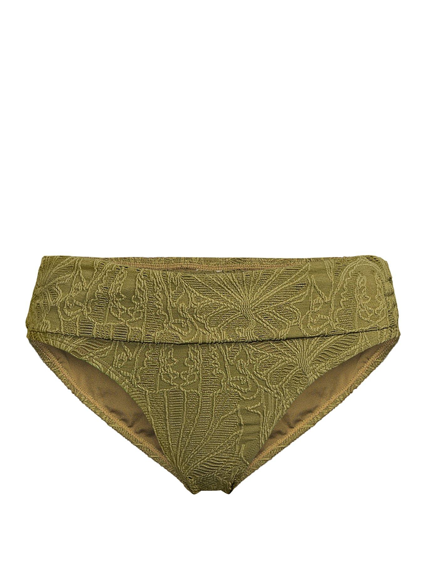 Image 7 of 7 of The Very Collection Textured Fold Over Bikni Brief
