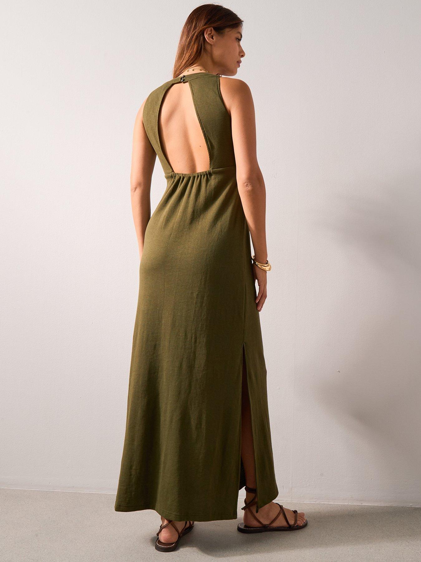 the-very-collection-textured-trim-maxi-beach-dressstillFront