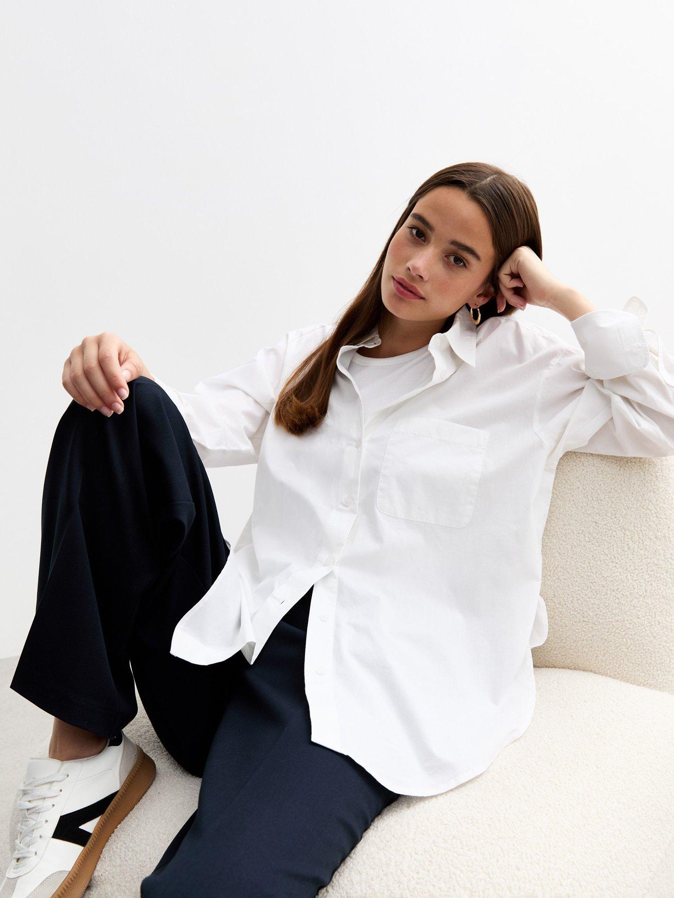 new-look-cotton-poplin-shirt-whitefront