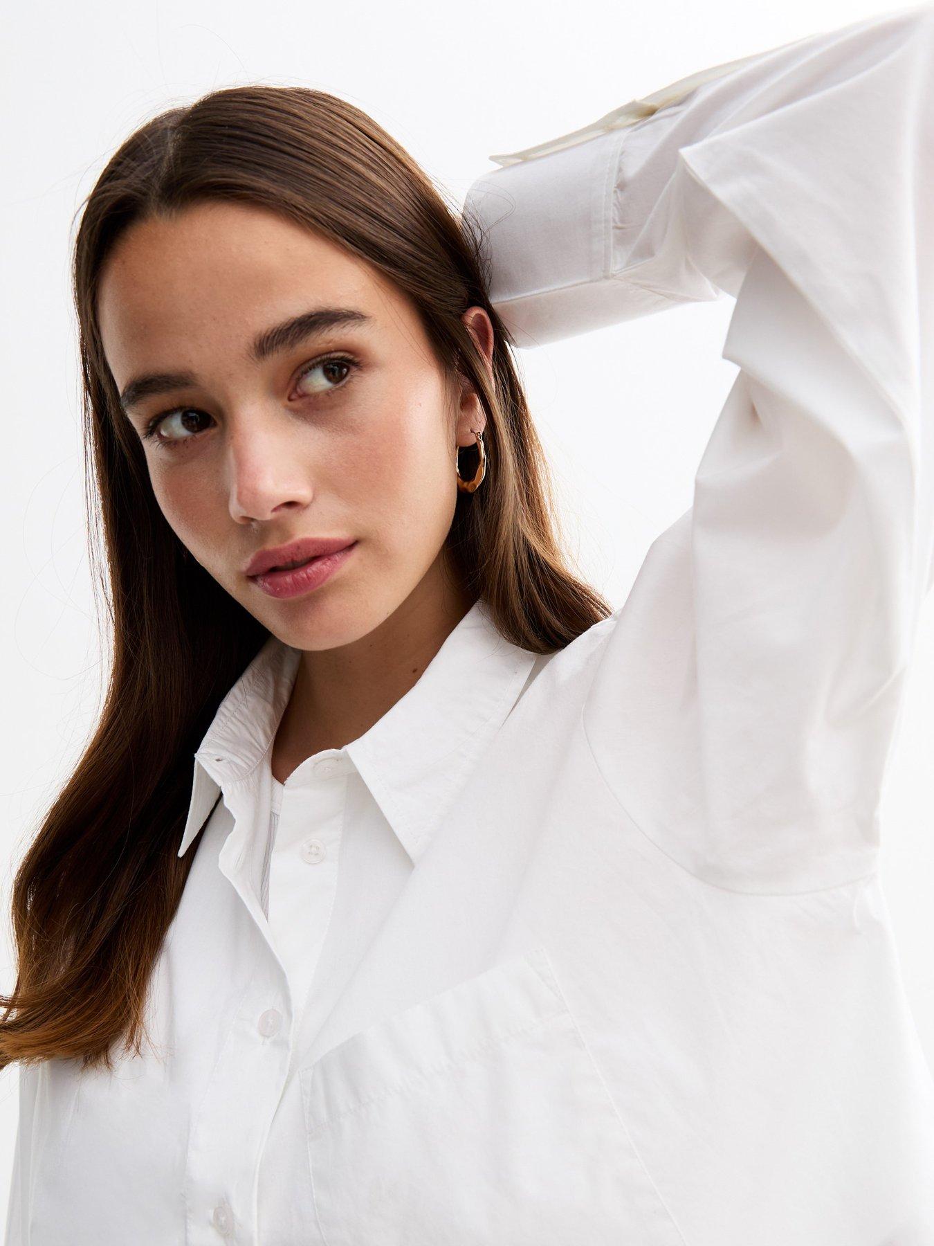 new-look-cotton-poplin-shirt-whiteoutfit
