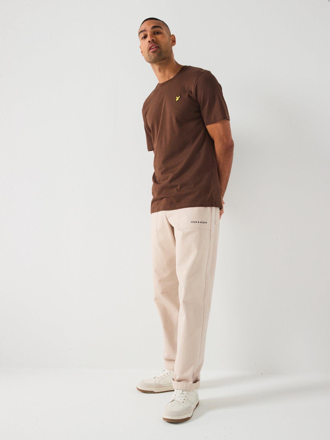 Image 5 of 5 of Lyle & Scott Plain T-Shirt- Brown